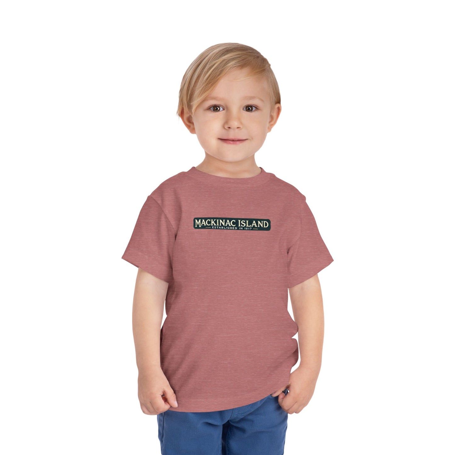 Vintage Mackinac Island Unisex Toddler Short Sleeve Tee
