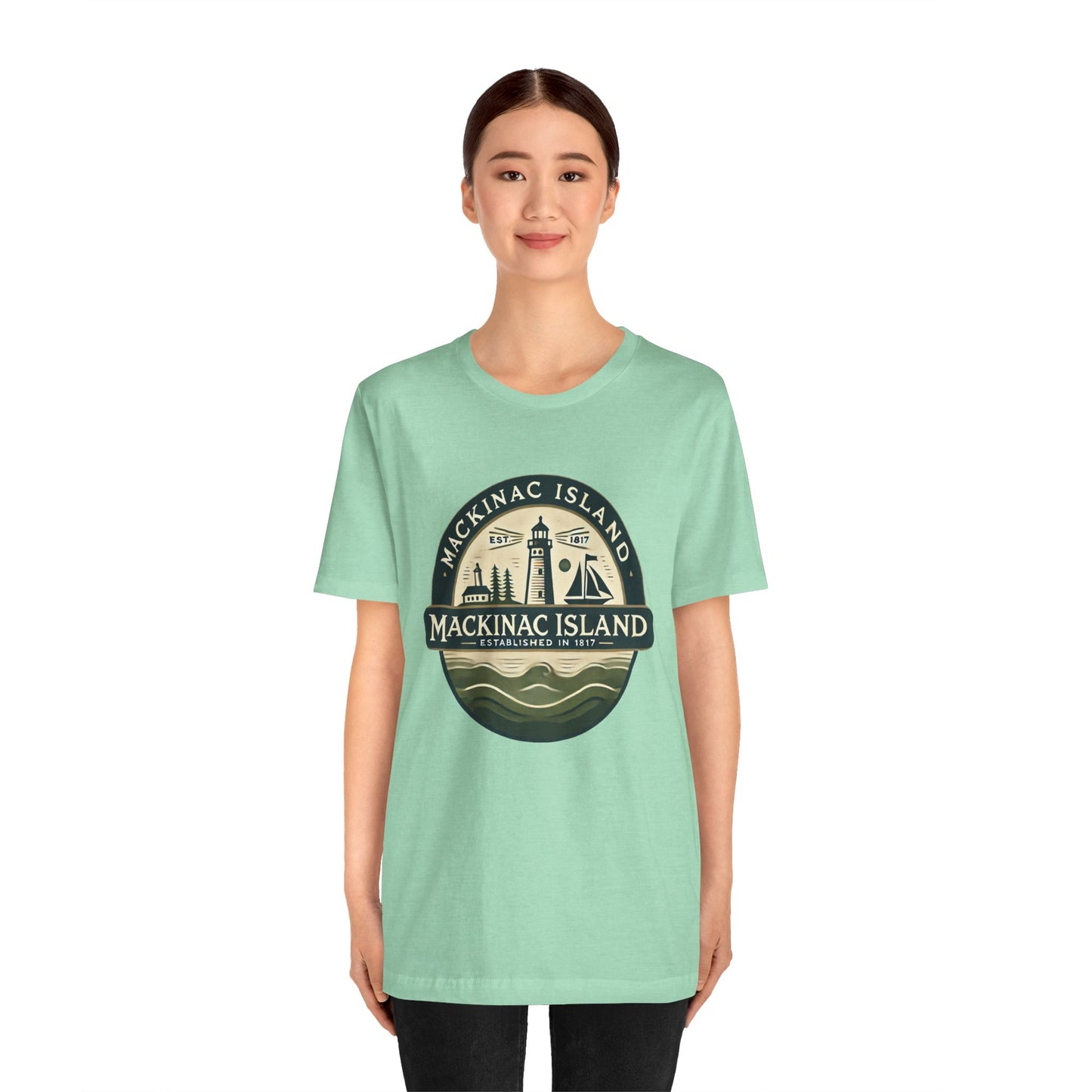 Vintage Mackinac Island Unisex Jersey Short Sleeve Tee