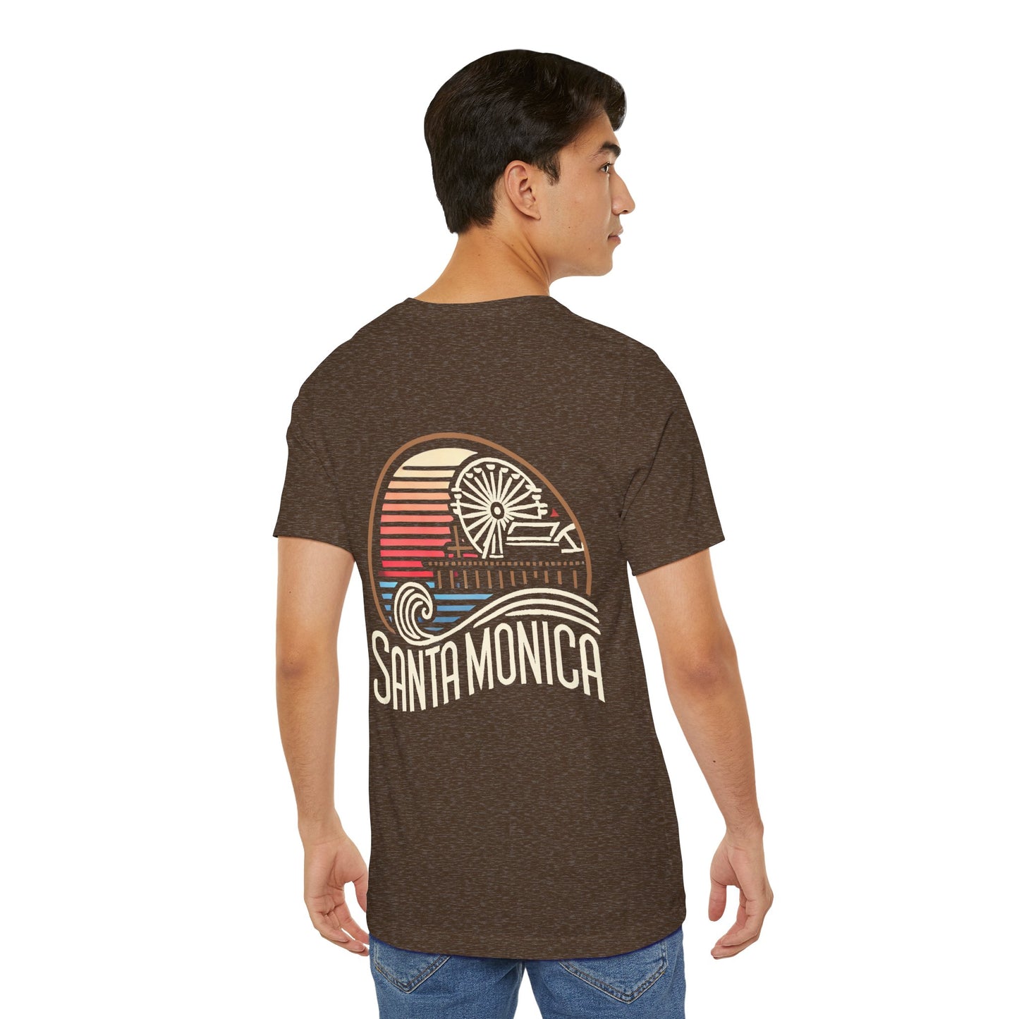 Vibrant Santa Monica Unisex Jersey Short Sleeve Tee