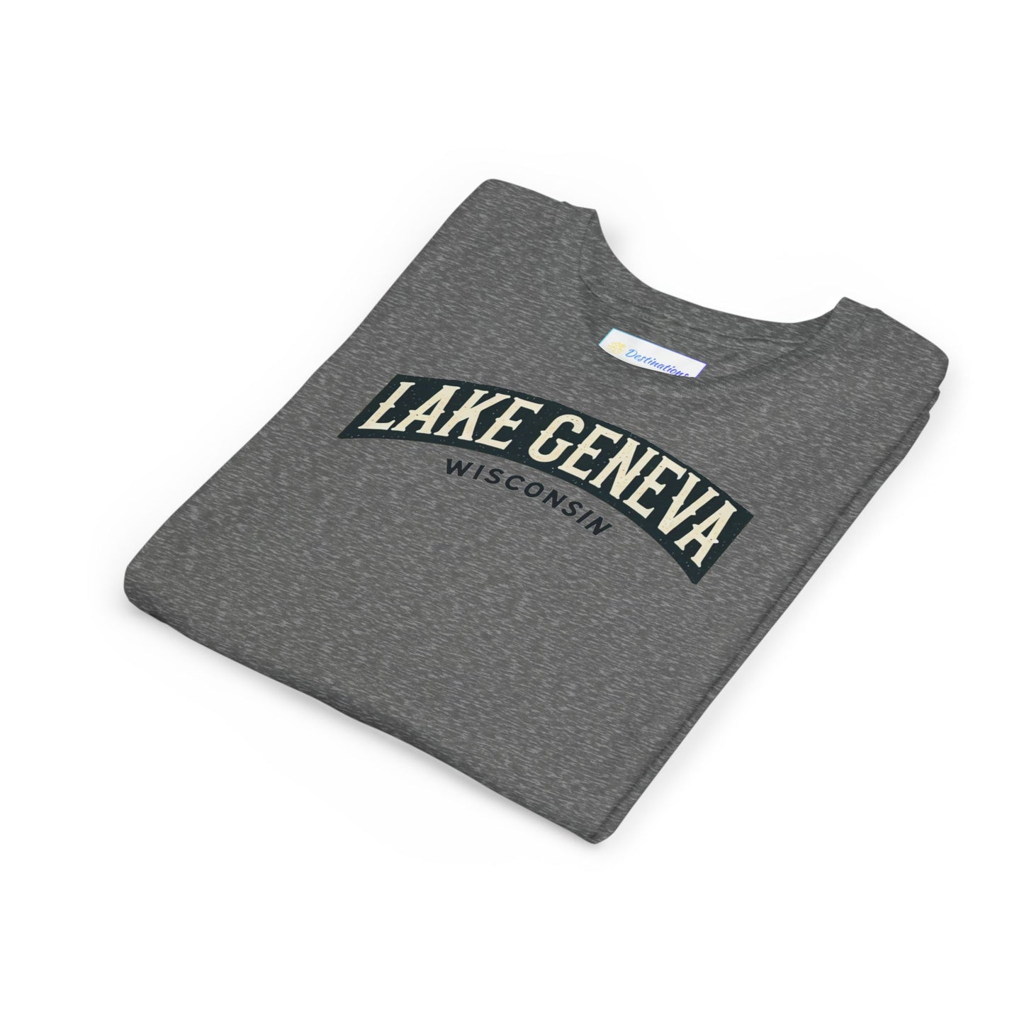 Vintage Lake Geneva Unisex Youth Short Sleeve Tee