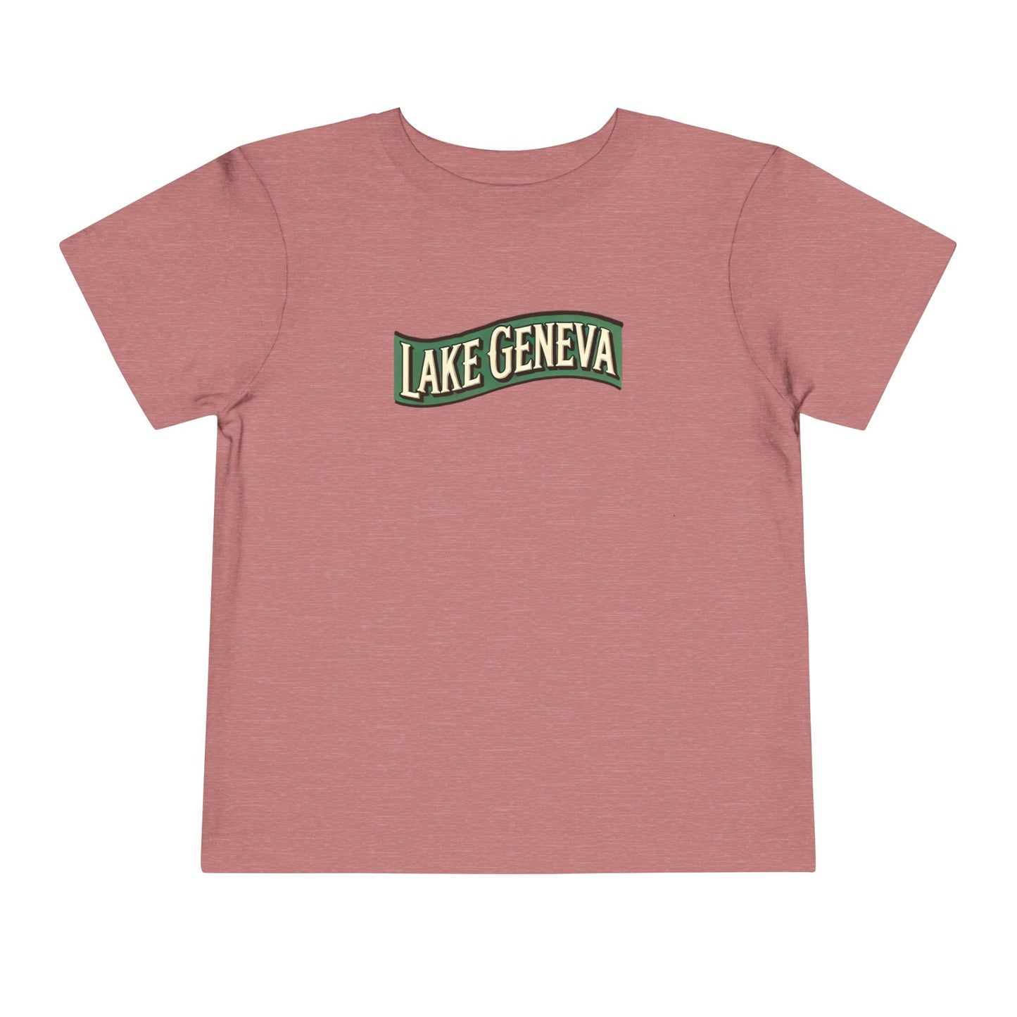 Retro Lake Geneva Unisex Toddler Short Sleeve Tee