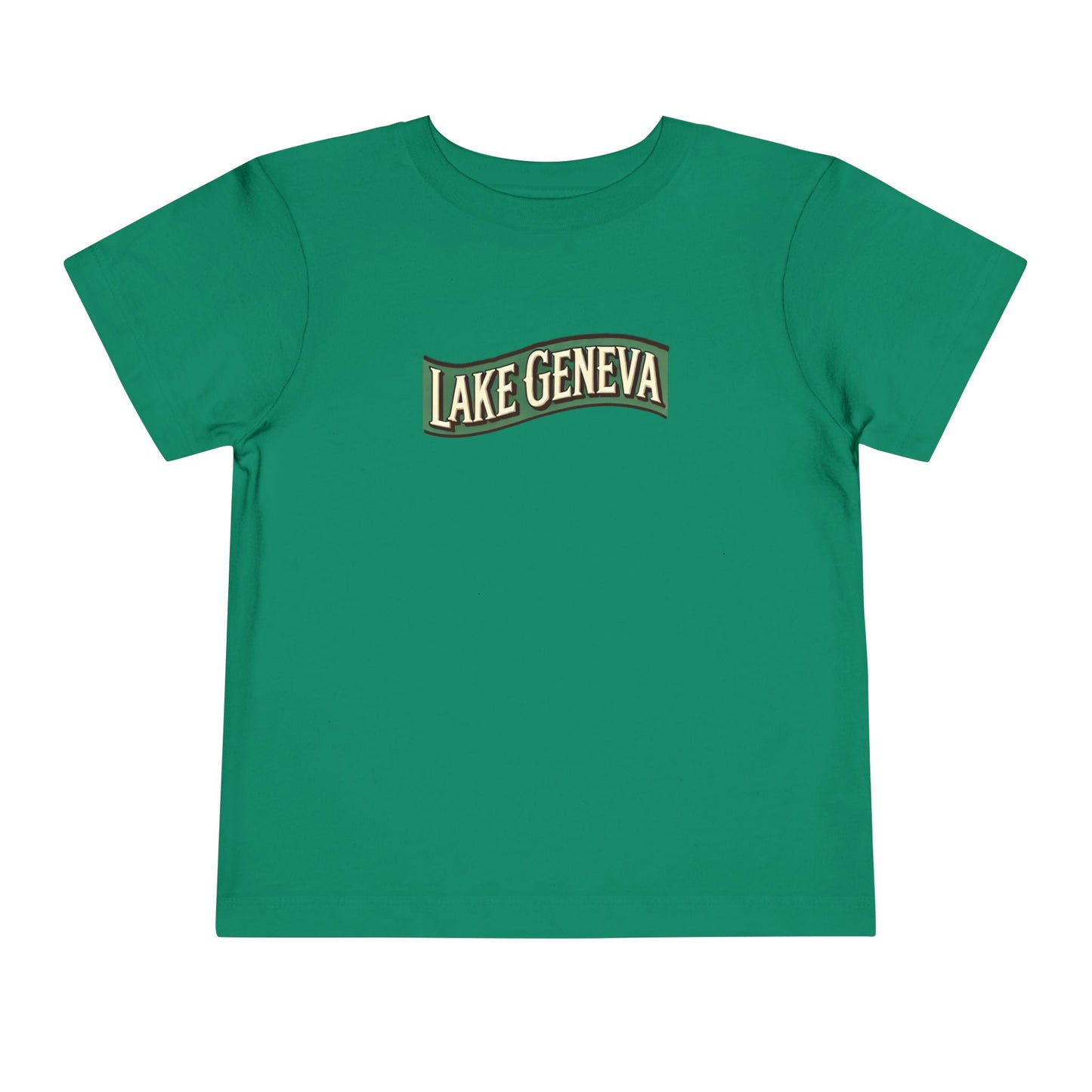 Retro Lake Geneva Unisex Toddler Short Sleeve Tee