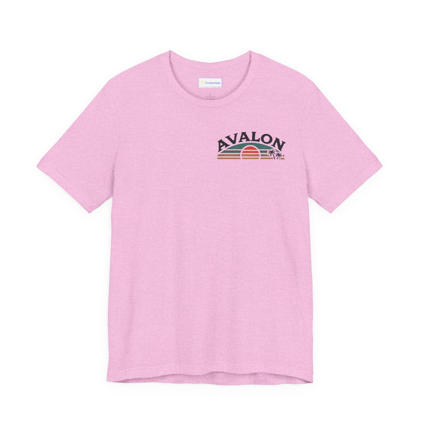 Retro Avalon Sunset Unisex Jersey Tee
