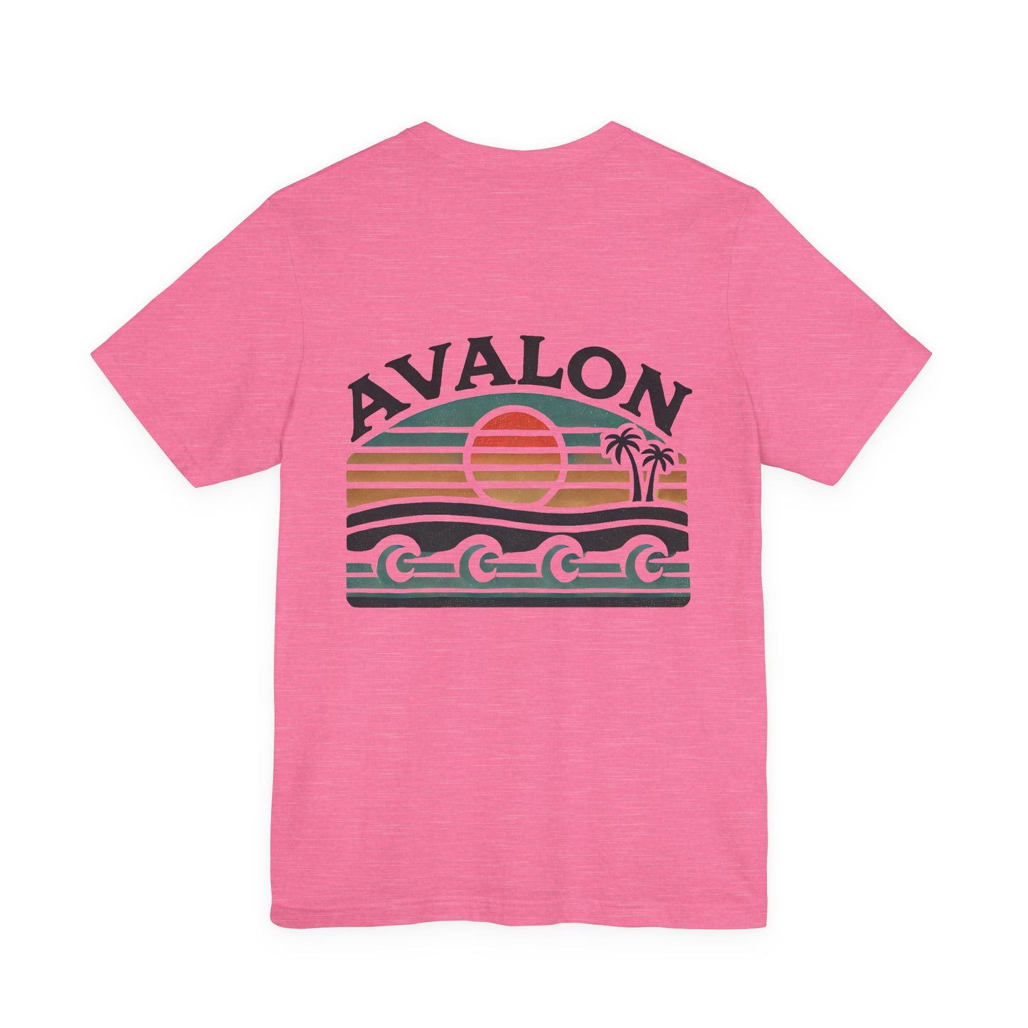 Retro Avalon Sunset Unisex Jersey Tee