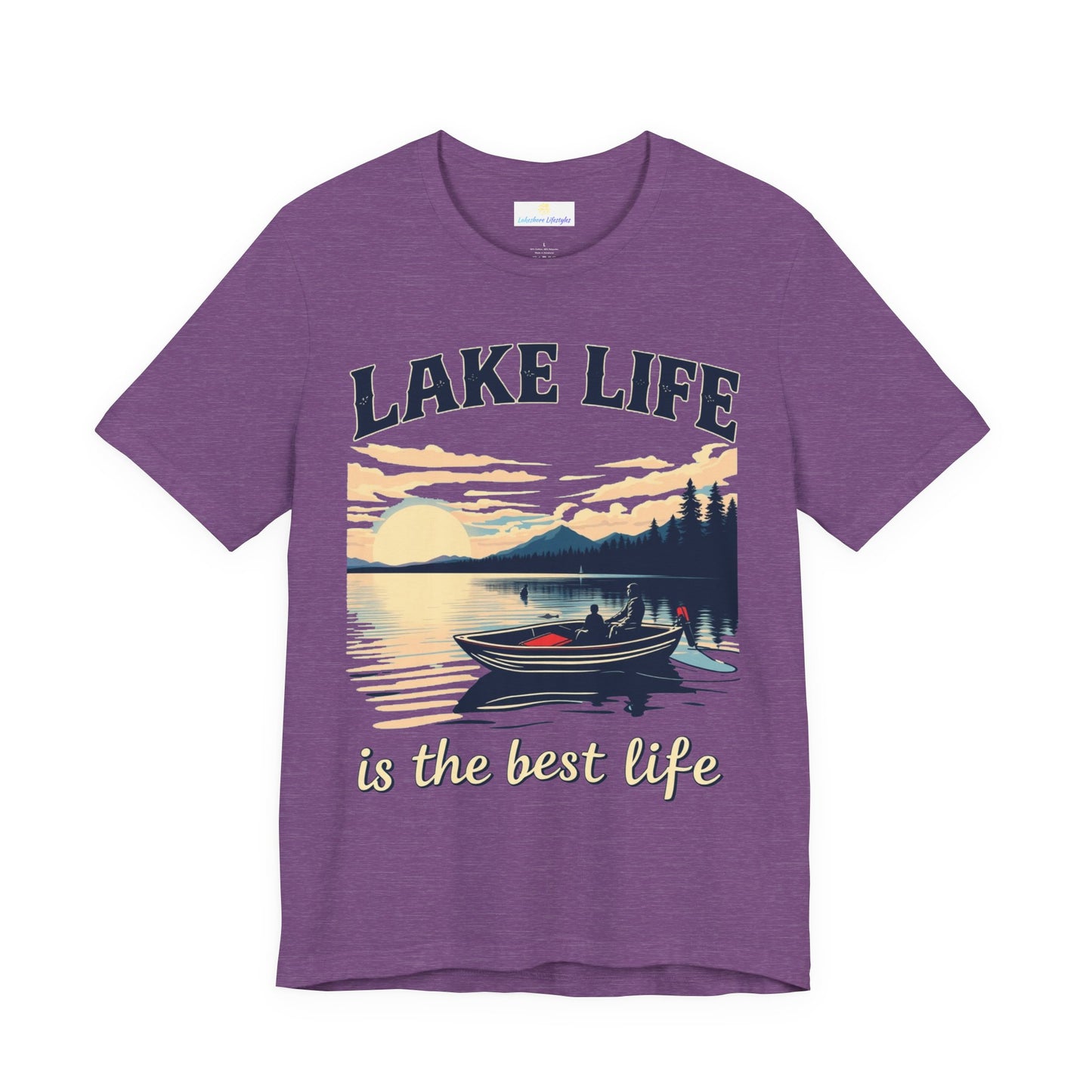 Lake Life is the Best Life Unisex Jersey Short Sleeve Tee