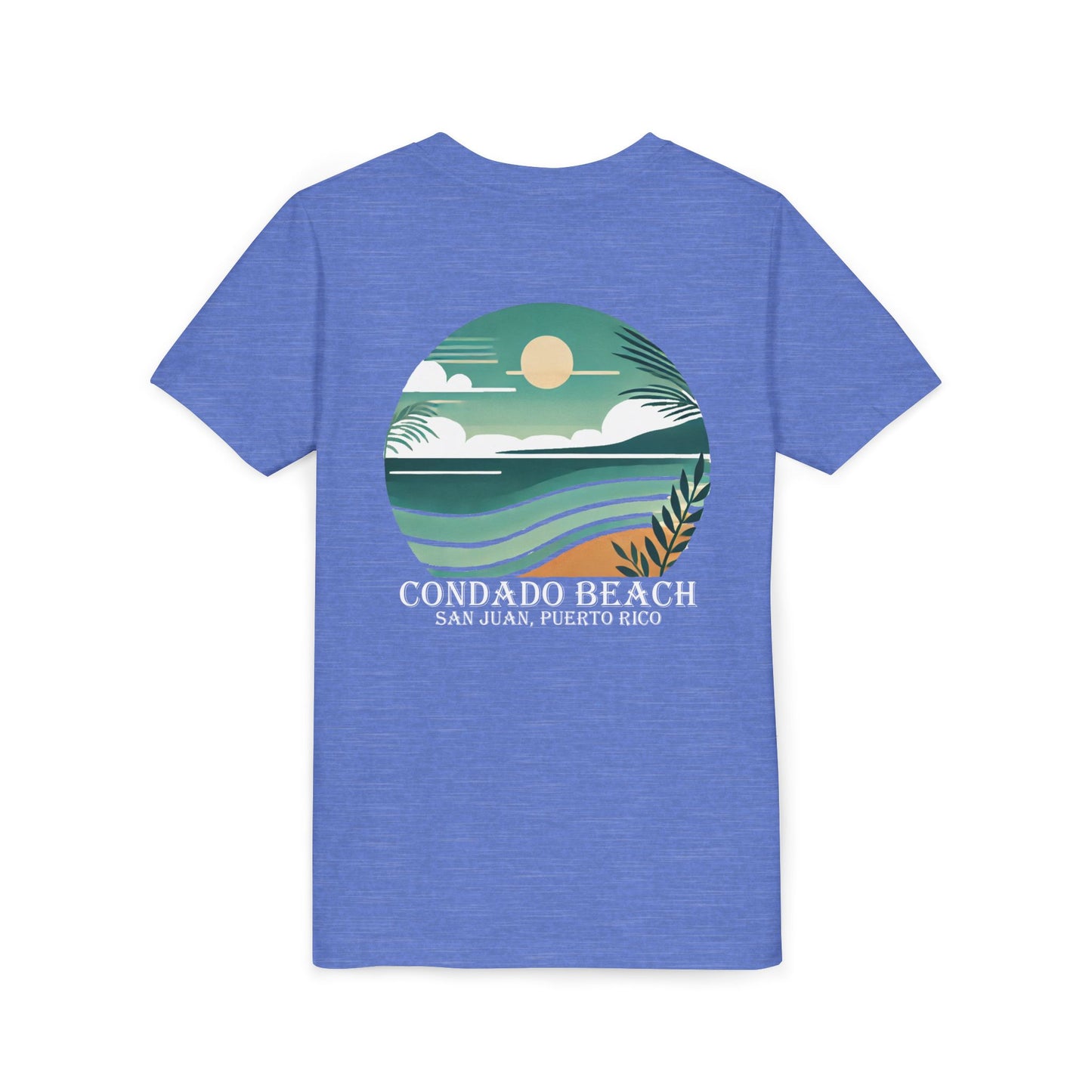 Coastal Vibes Condado Beach Unisex Youth Short Sleeve Tee
