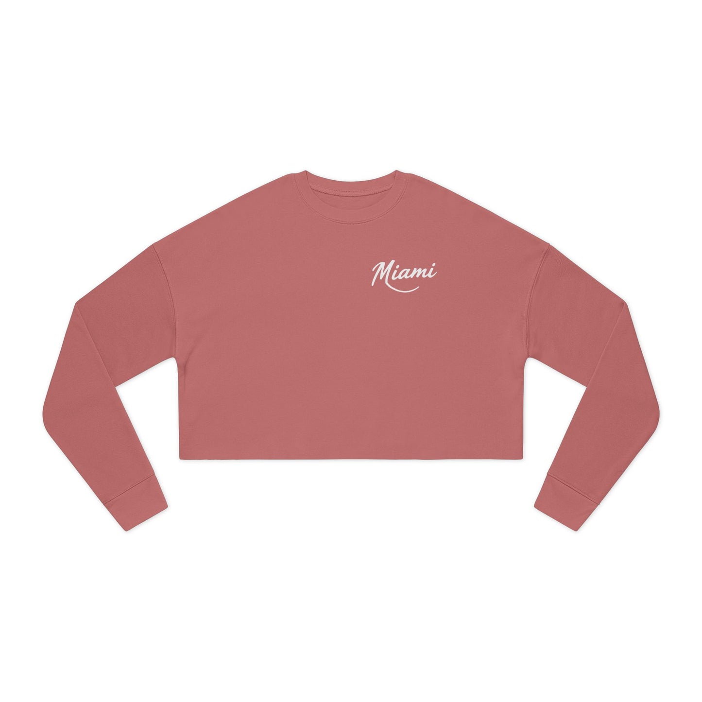 Retro Miami Women's Cropped Sweatshirt