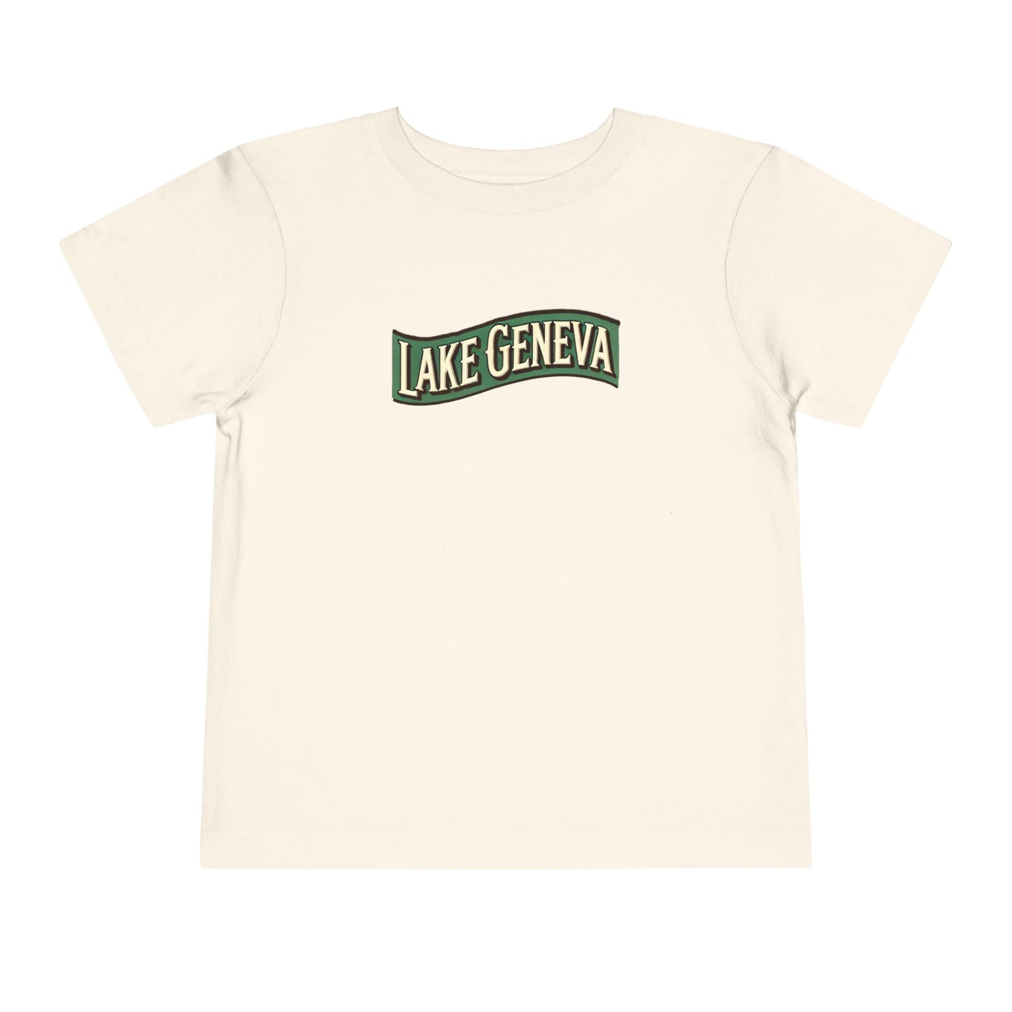 Retro Lake Geneva Unisex Toddler Short Sleeve Tee