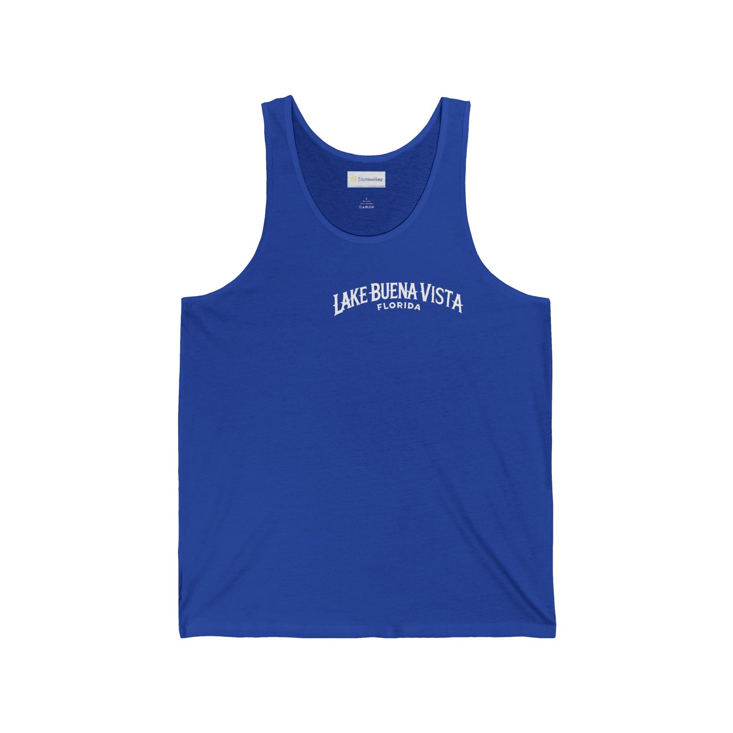 Adventurous Lake Buena Vista Unisex Jersey Tank