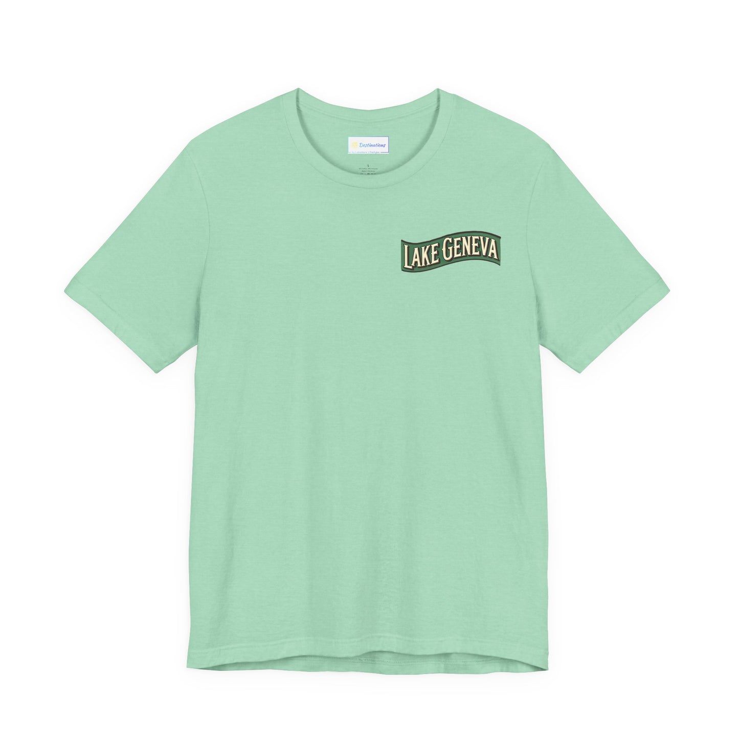 Retro Lake Geneva Unisex Jersey Short Sleeve Tee