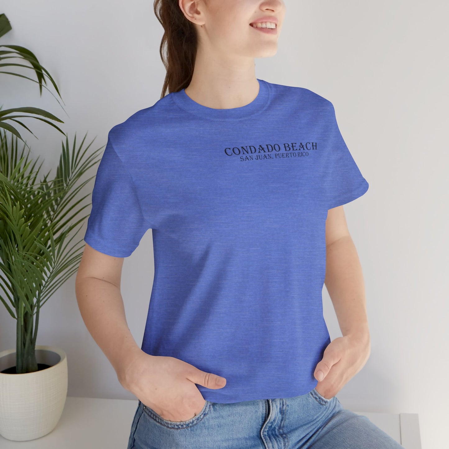 Coastal Vibes Condado Beach Unisex Jersey Short Sleeve Tee