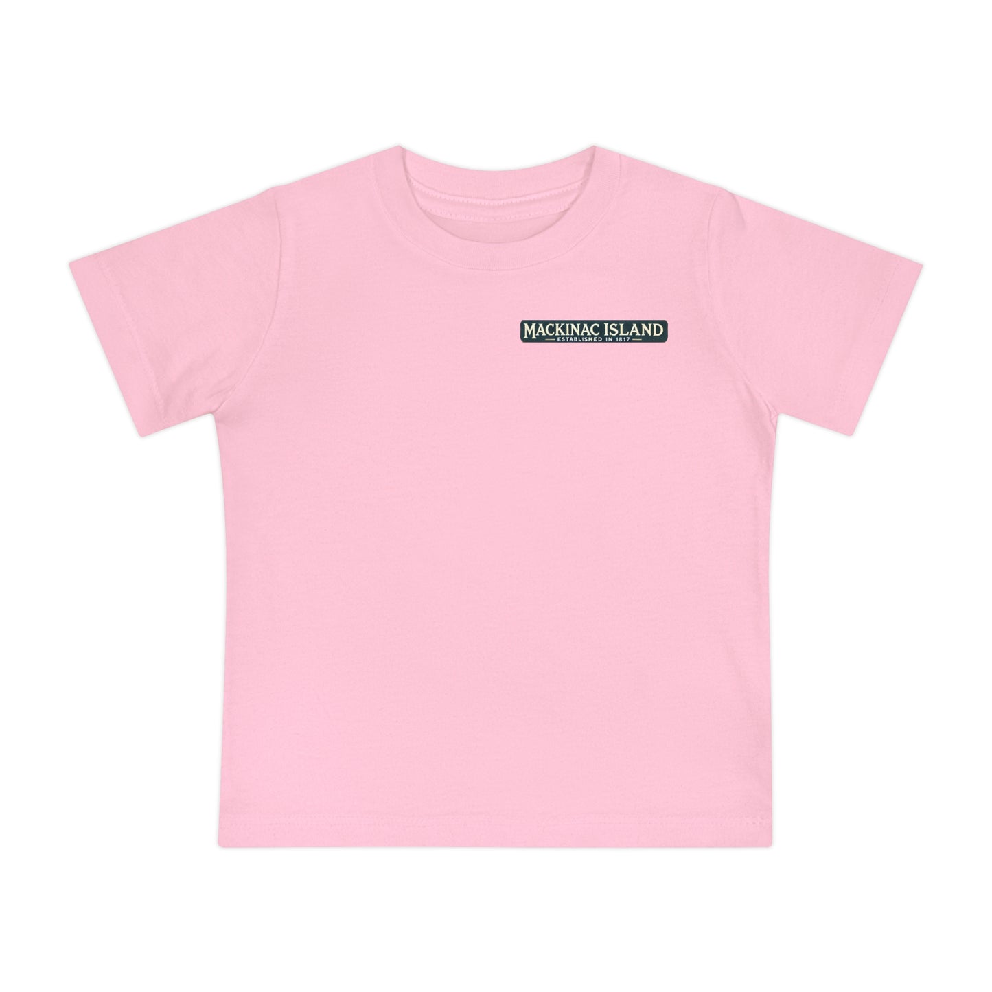 Vintage Mackinac Island Unisex Baby Short Sleeve T-Shirt