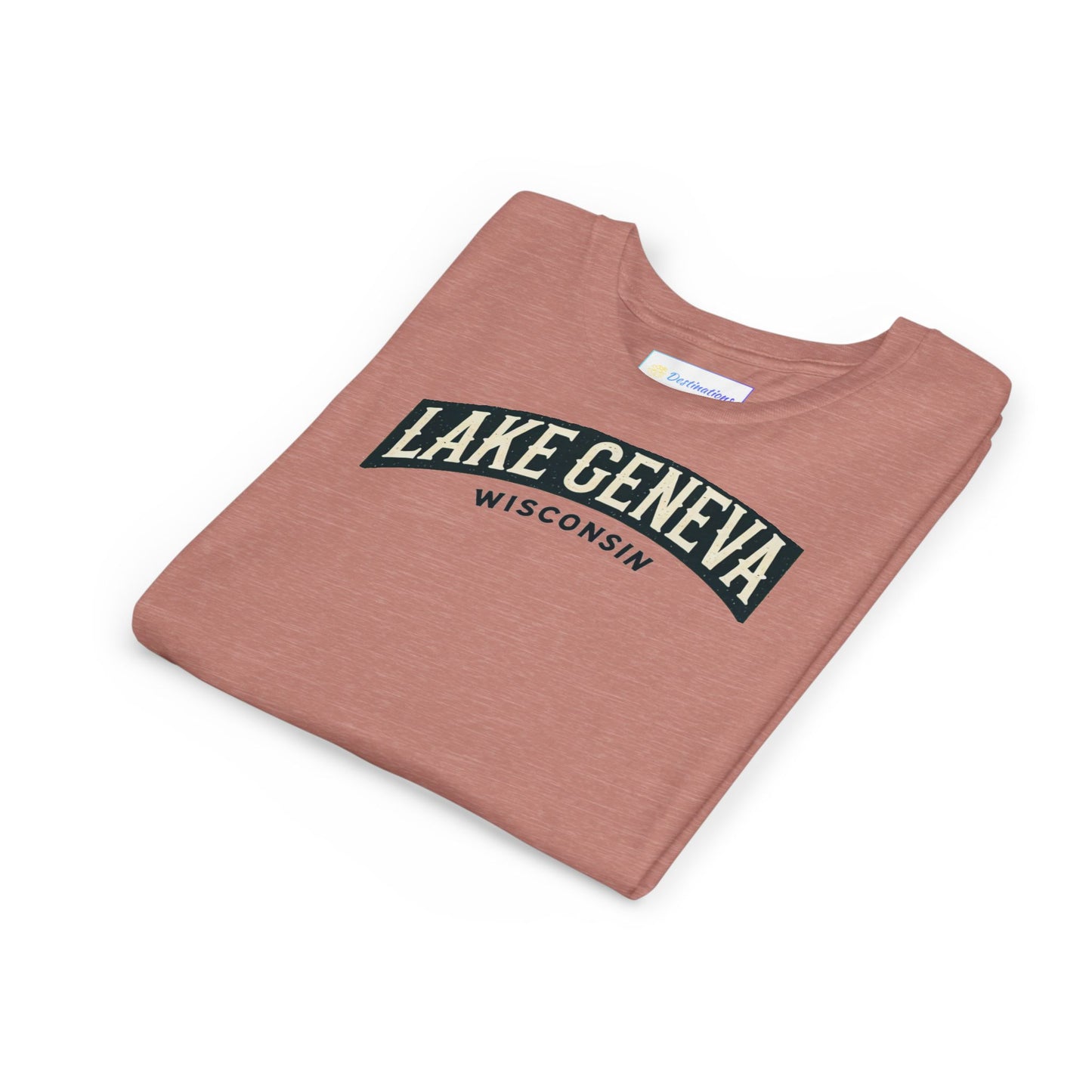 Vintage Lake Geneva Unisex Youth Short Sleeve Tee