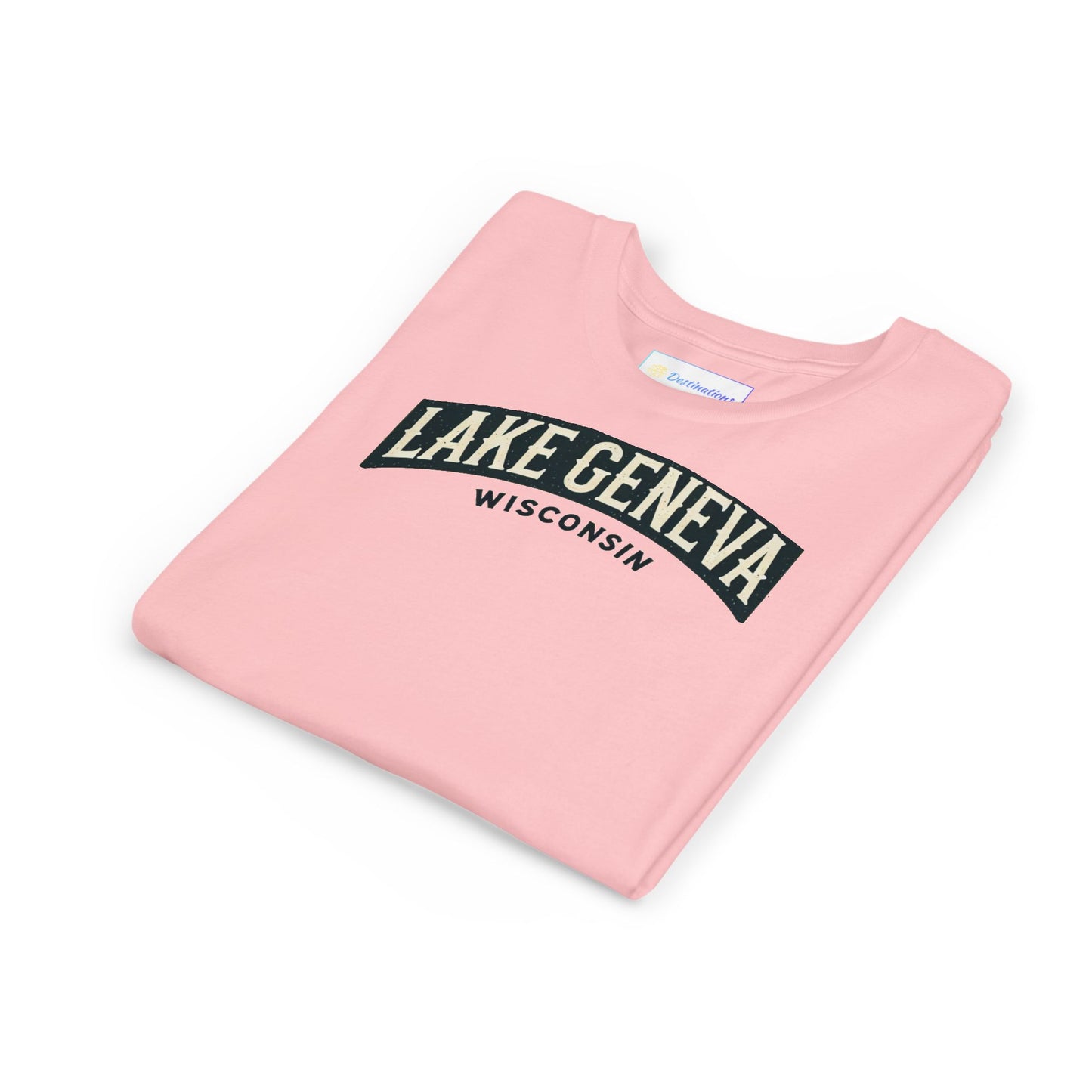 Vintage Lake Geneva Unisex Youth Short Sleeve Tee