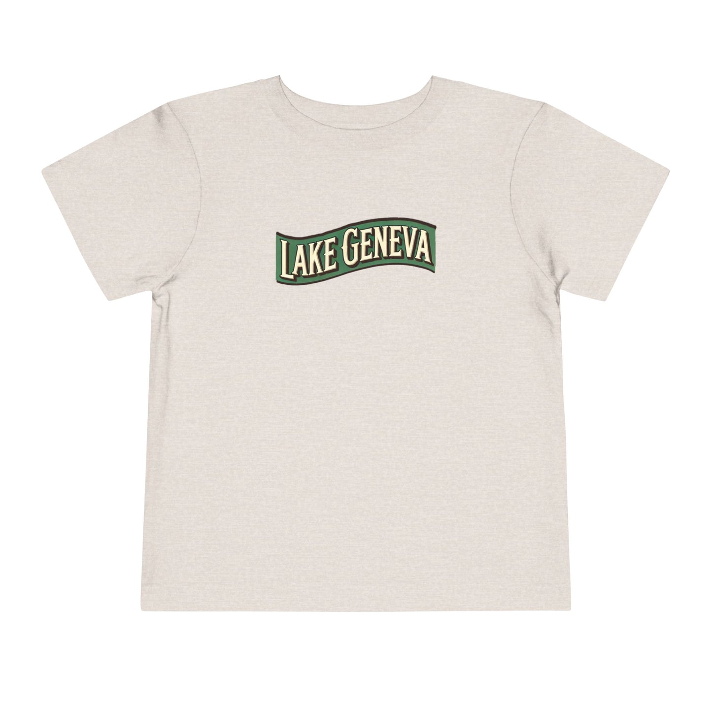Retro Lake Geneva Unisex Toddler Short Sleeve Tee
