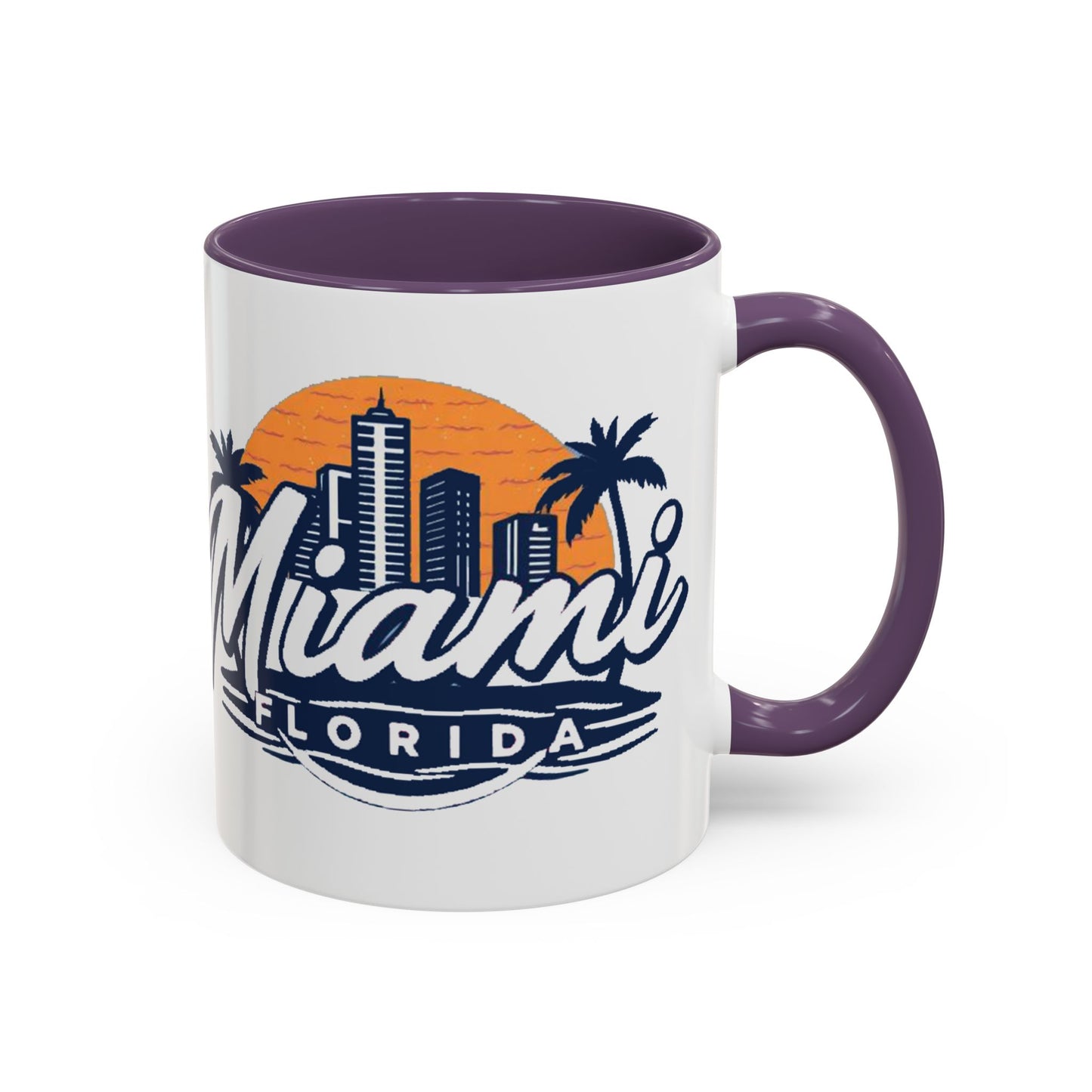Retro Miami Accent Coffee Mug