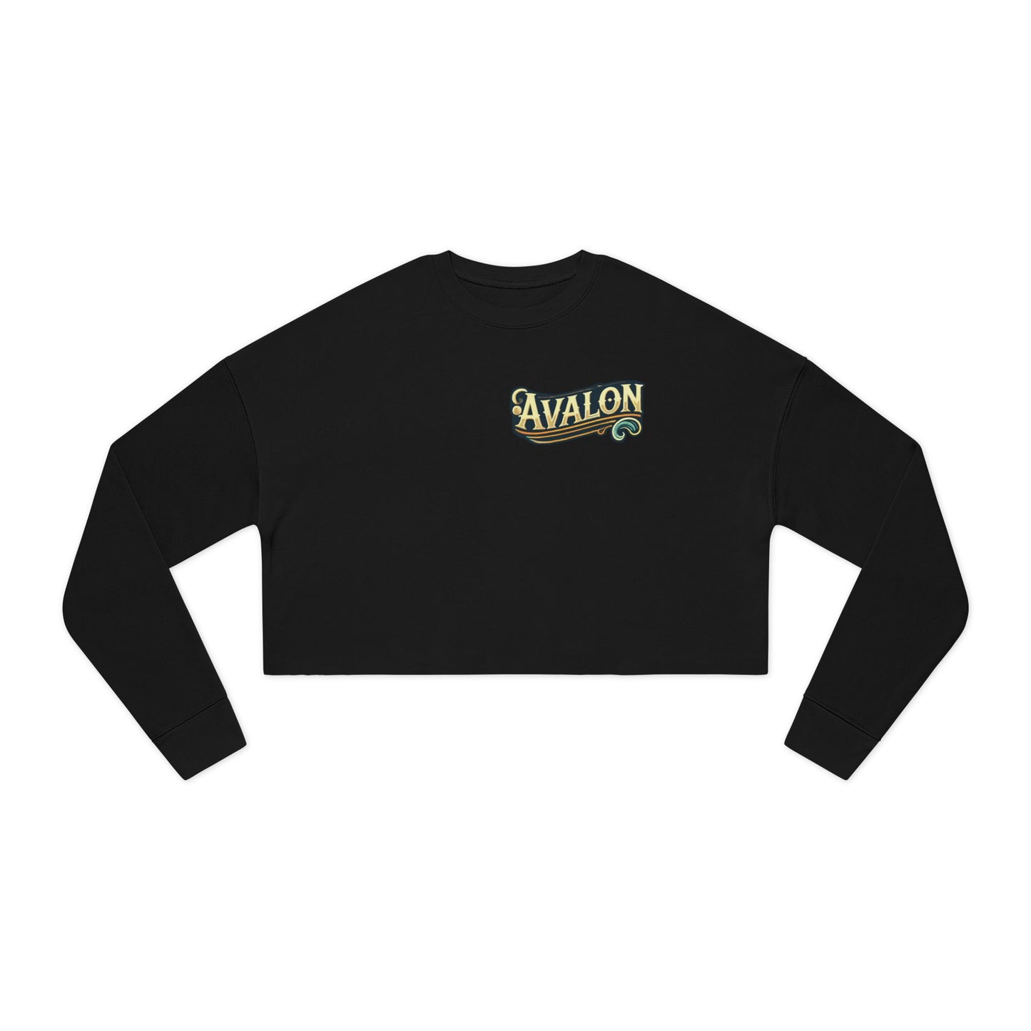 Elegant Avalon Women's Cropped Sweatshirt