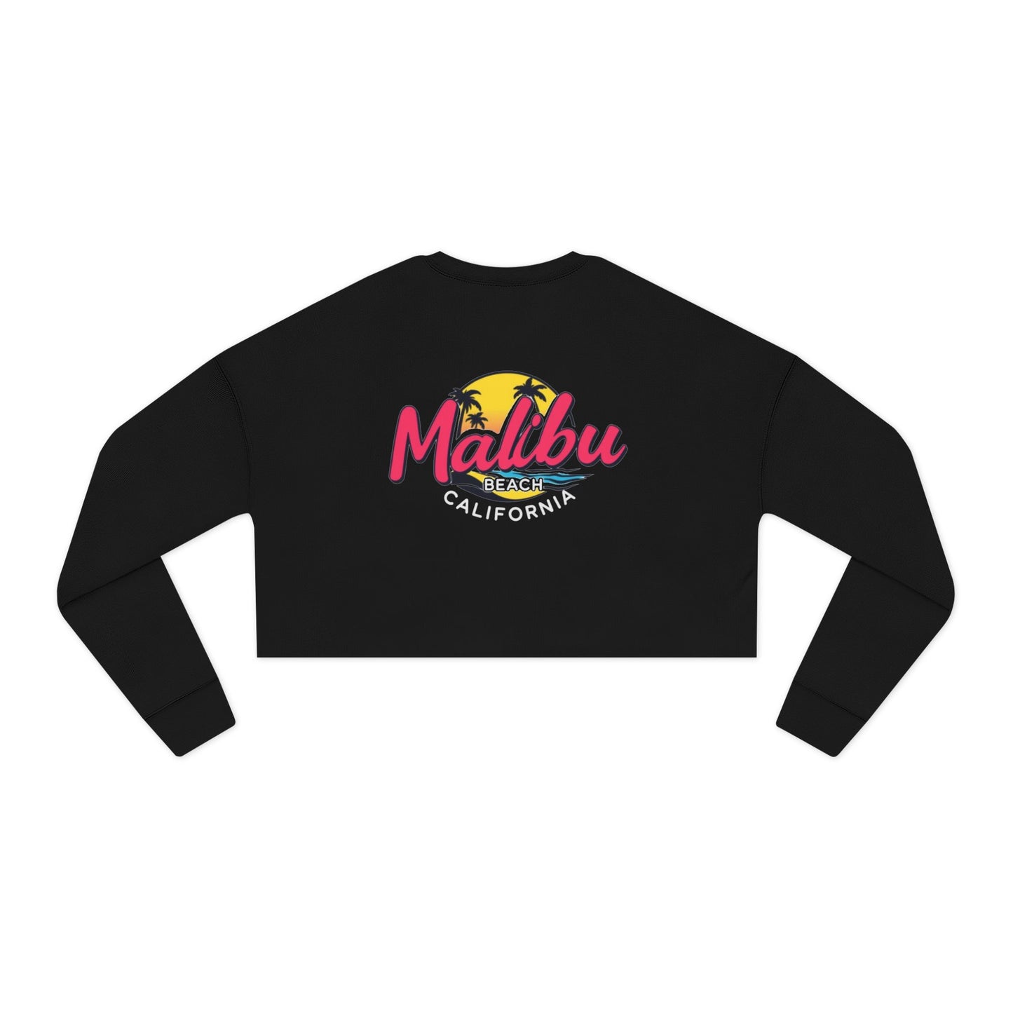 Retro Malibu Women's Cropped Sweatshirt