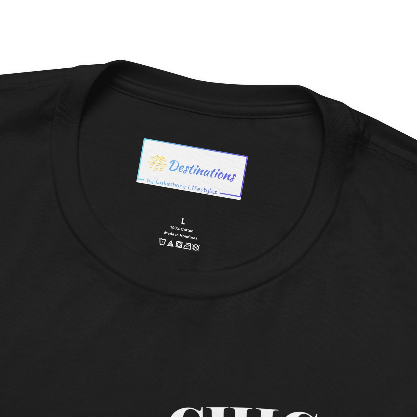 Mystery Noir Chicago Skyline Sunset Unisex Jersey Short Sleeve Tee