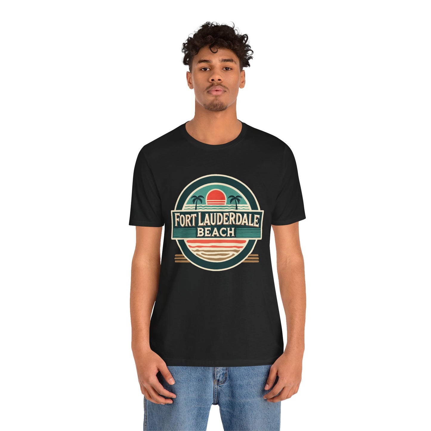 Vintage Fort Lauderdale Unisex Jersey Short Sleeve Tee