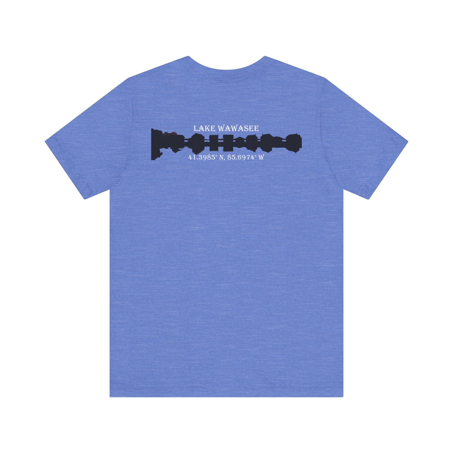 Latitudes Lake Wawasee Unisex Jersey Short Sleeve Tee