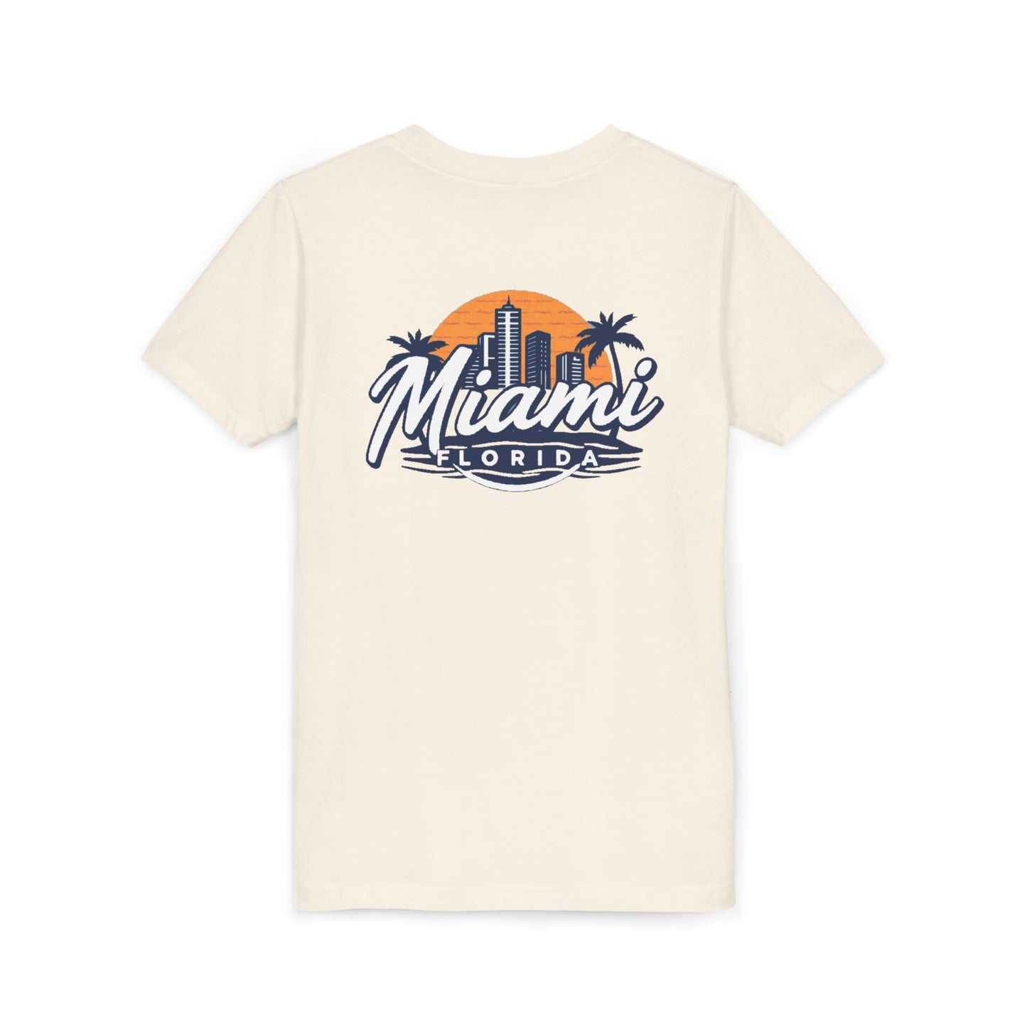 Retro Miami Unisex Youth Short Sleeve Tee