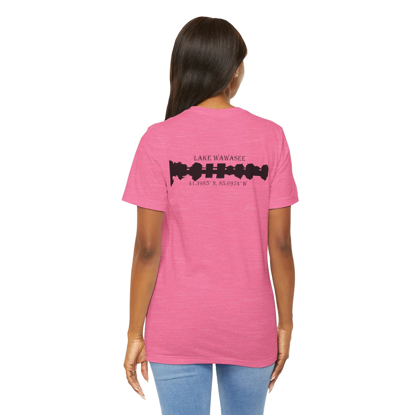 Latitudes Lake Wawasee Unisex Jersey Short Sleeve Tee