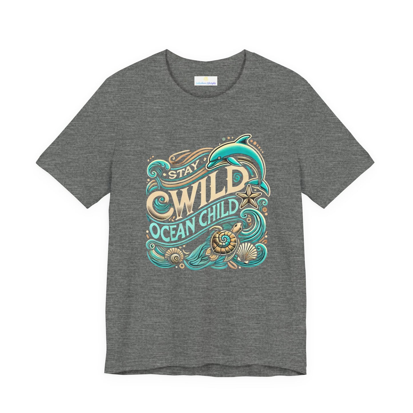 Stay Wild, Ocean Child Short Sleeve Tee