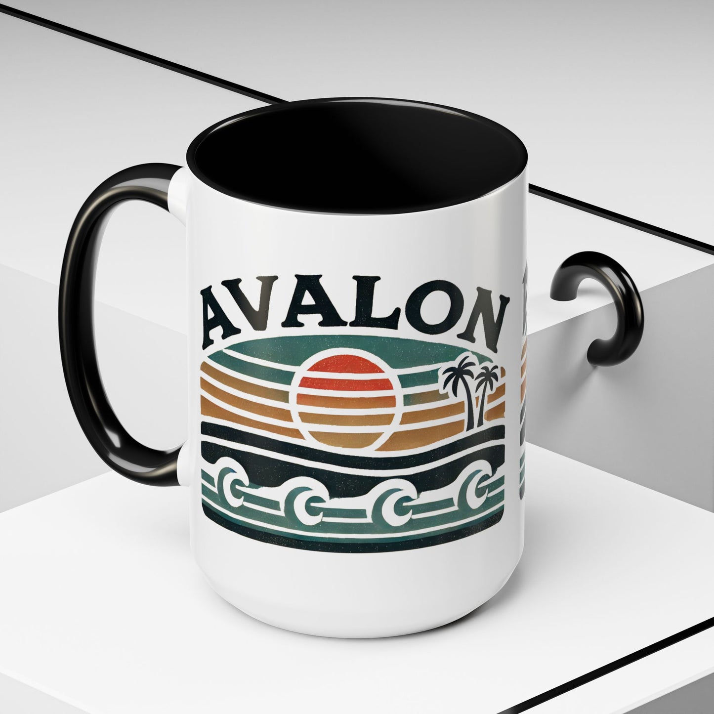 Retro Avalon Accent Coffee Mug