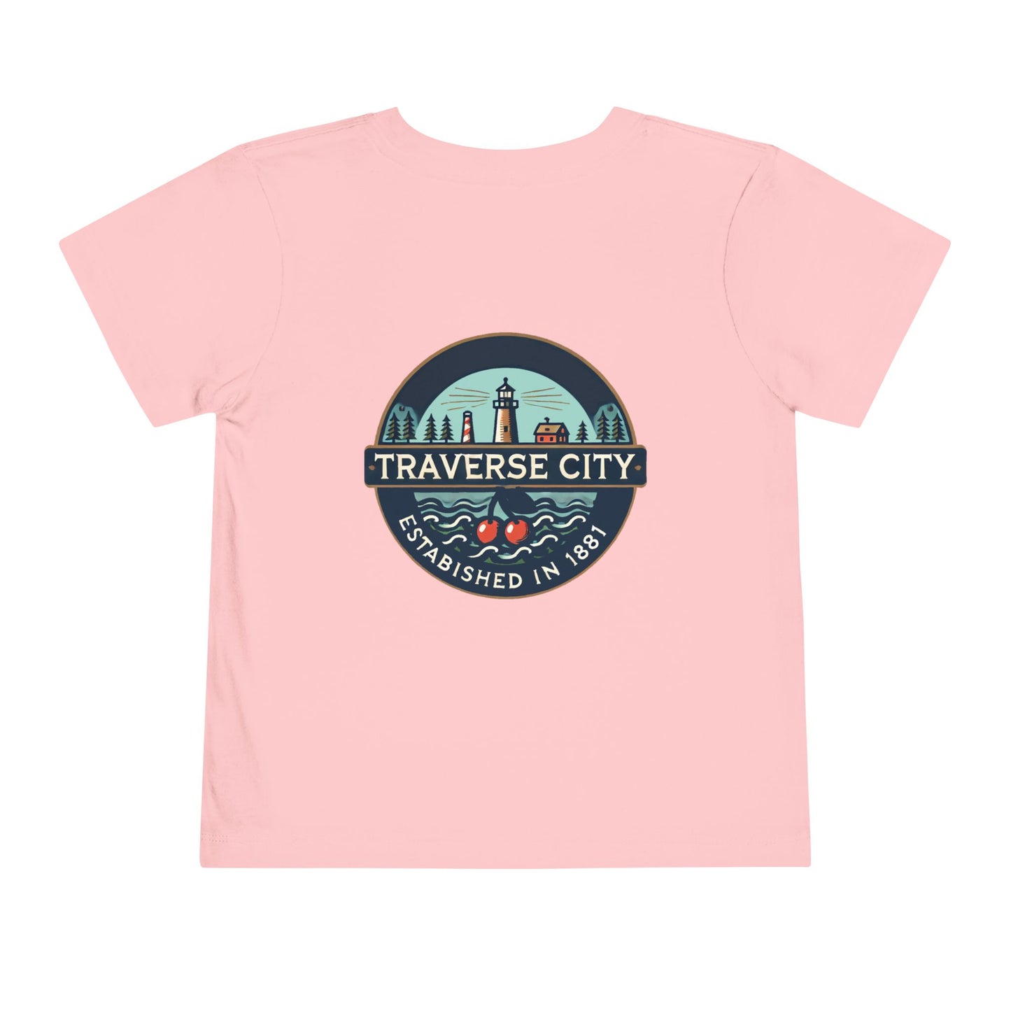 Vintage Traverse City Unisex Toddler Short Sleeve Tee