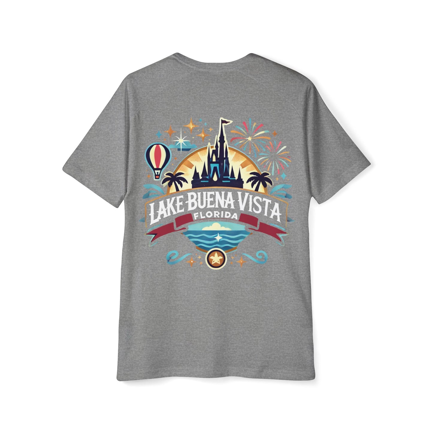 Adventurous Lake Buena Vista Men's Raglan T-Shirt