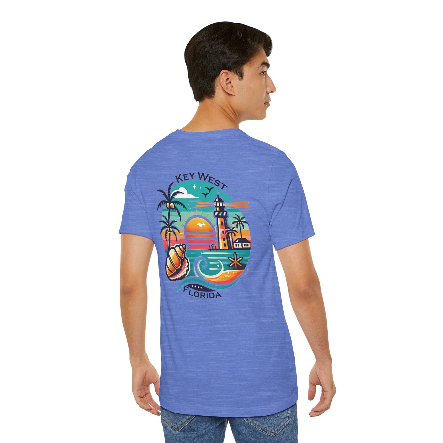 Vibrant Key West Unisex Jersey Short Sleeve Tee
