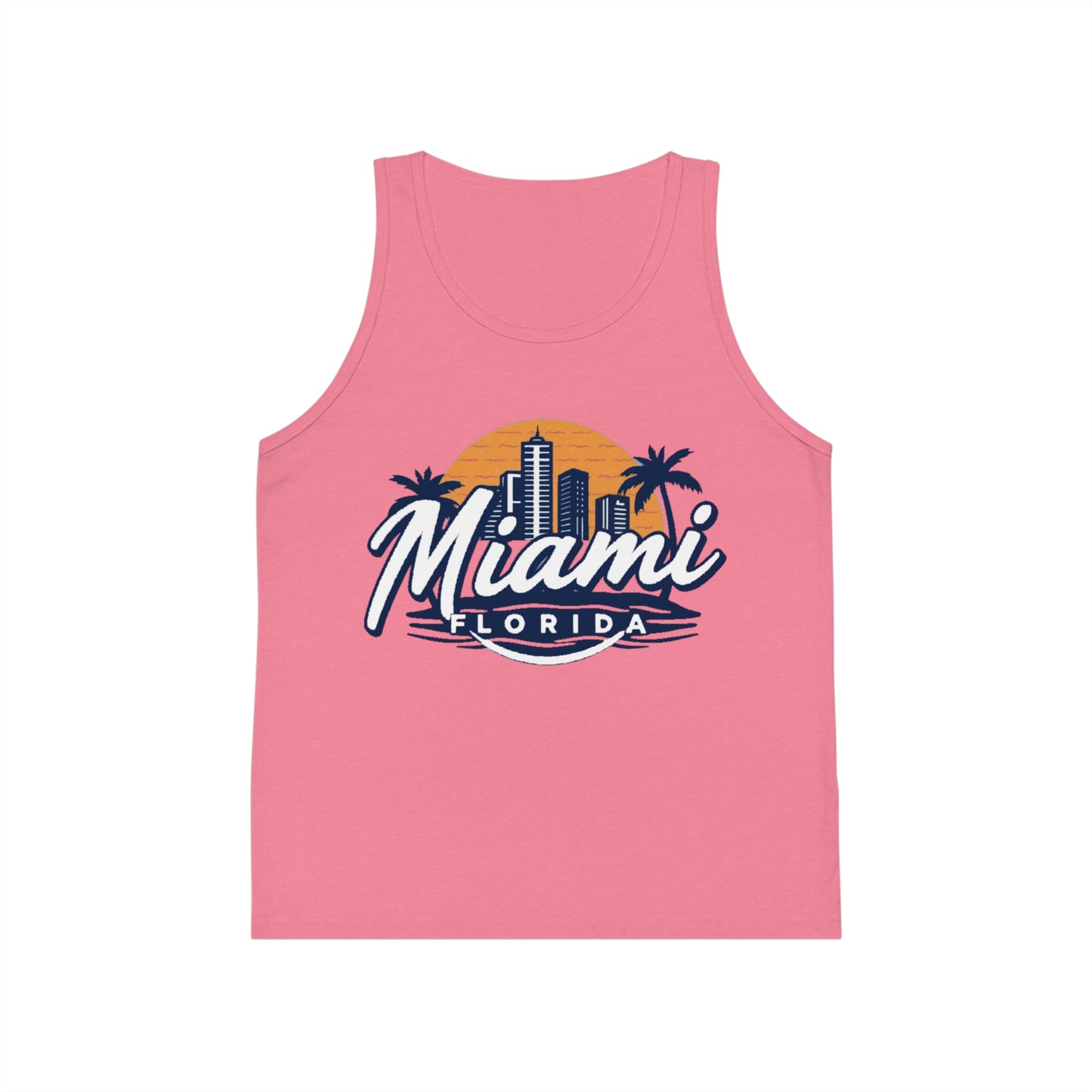 Retro Miami Unisex Kids Jersey Tank Top