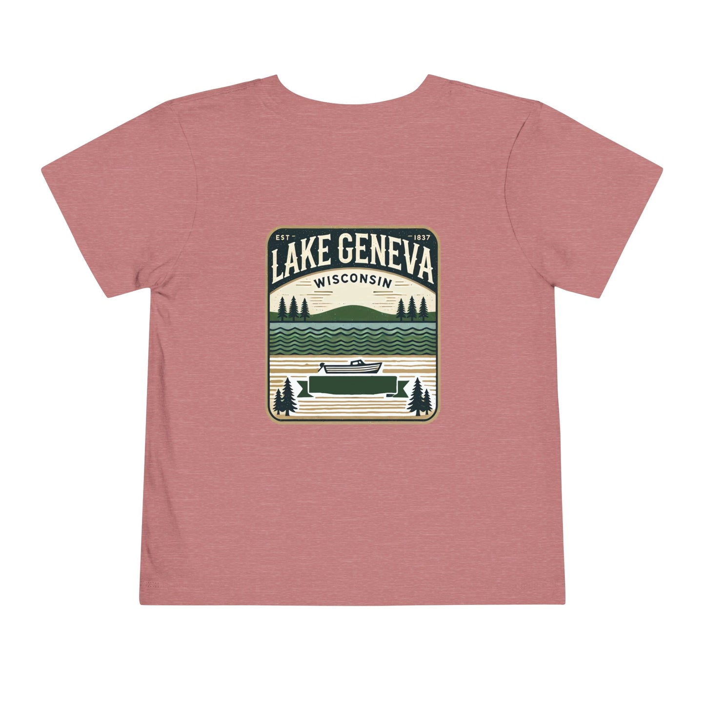 Vintage Lake Geneva Unisex Toddler Short Sleeve Tee