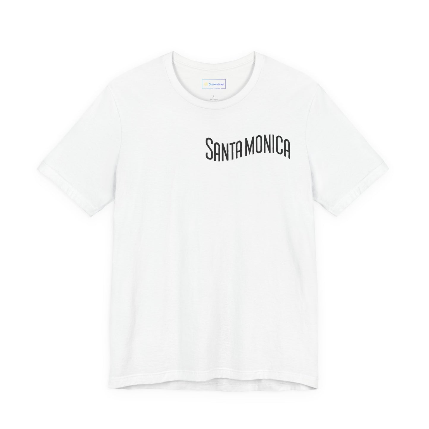 Vibrant Santa Monica Unisex Jersey Short Sleeve Tee