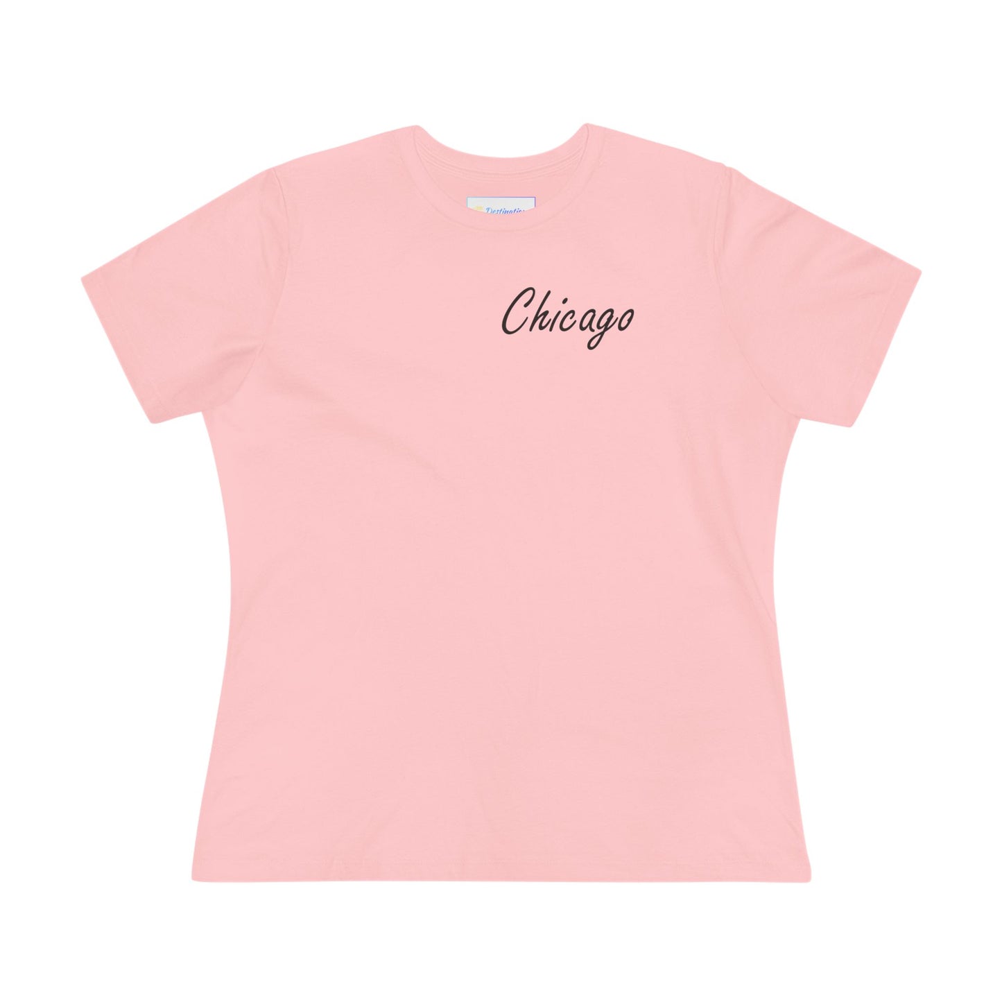 Elegant Chicago Skyline Women's Cotton Tee