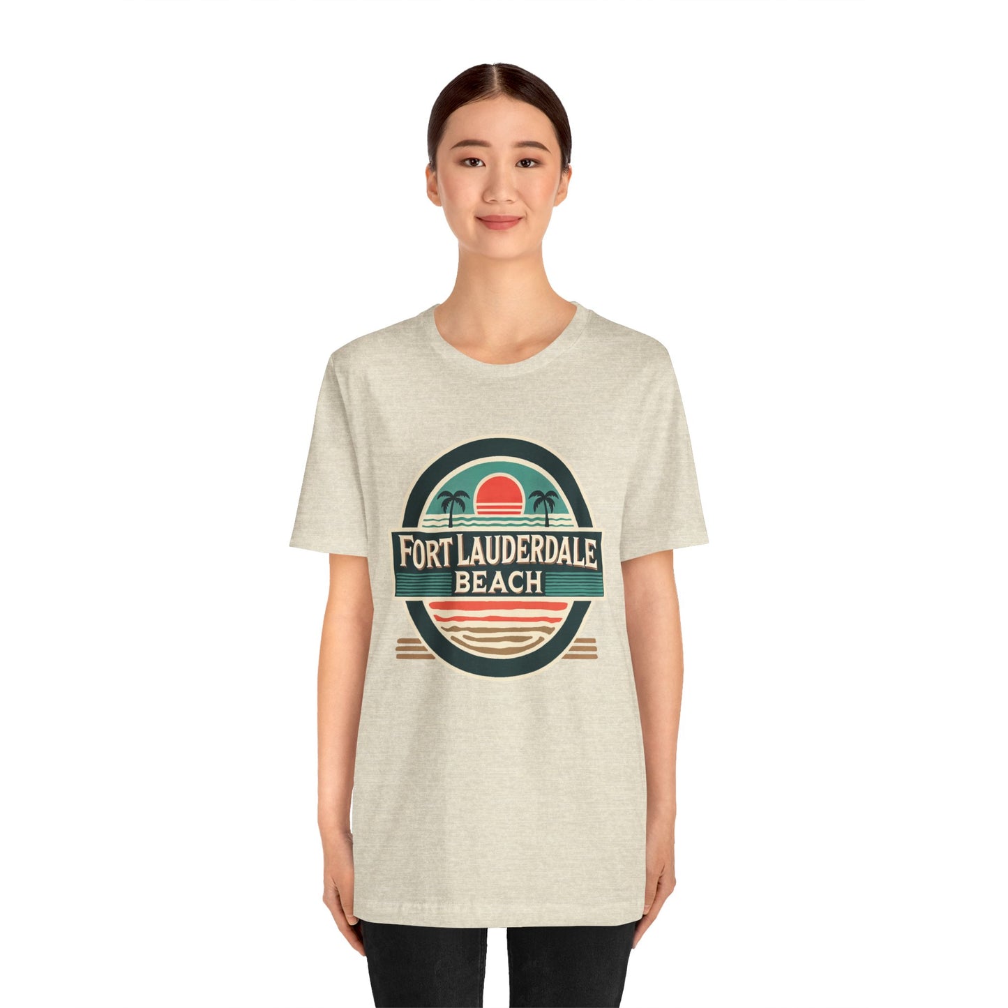Vintage Fort Lauderdale Unisex Jersey Short Sleeve Tee
