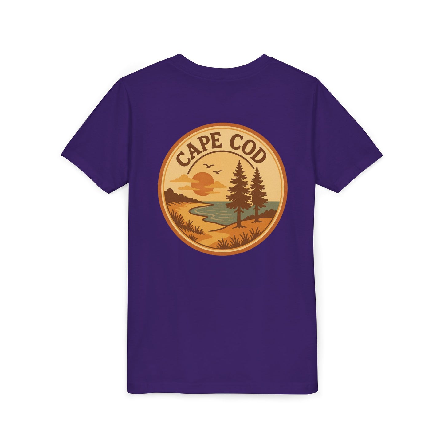 Rustic Cape Cod Unisex Youth Short Sleeve Tee