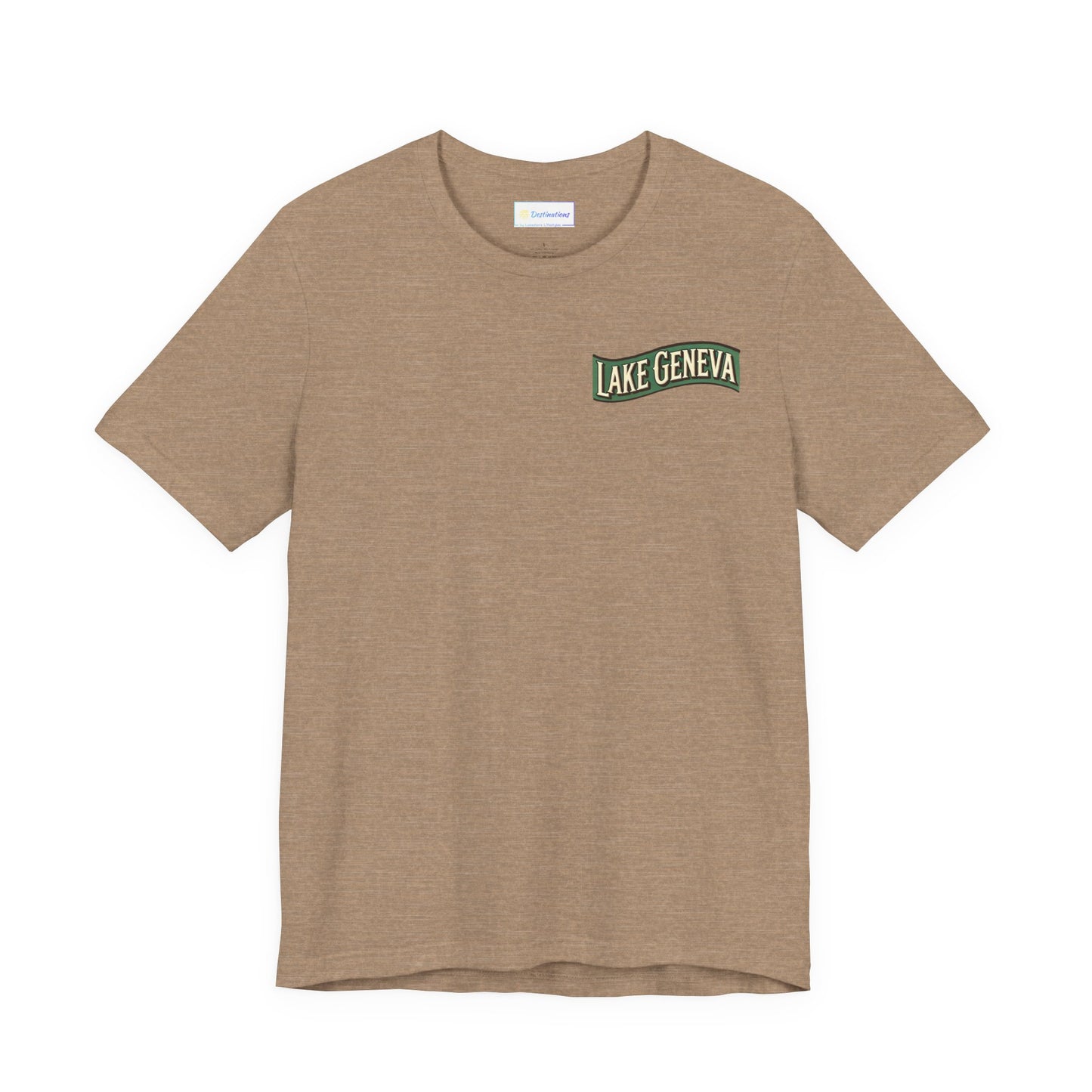 Retro Lake Geneva Unisex Jersey Short Sleeve Tee
