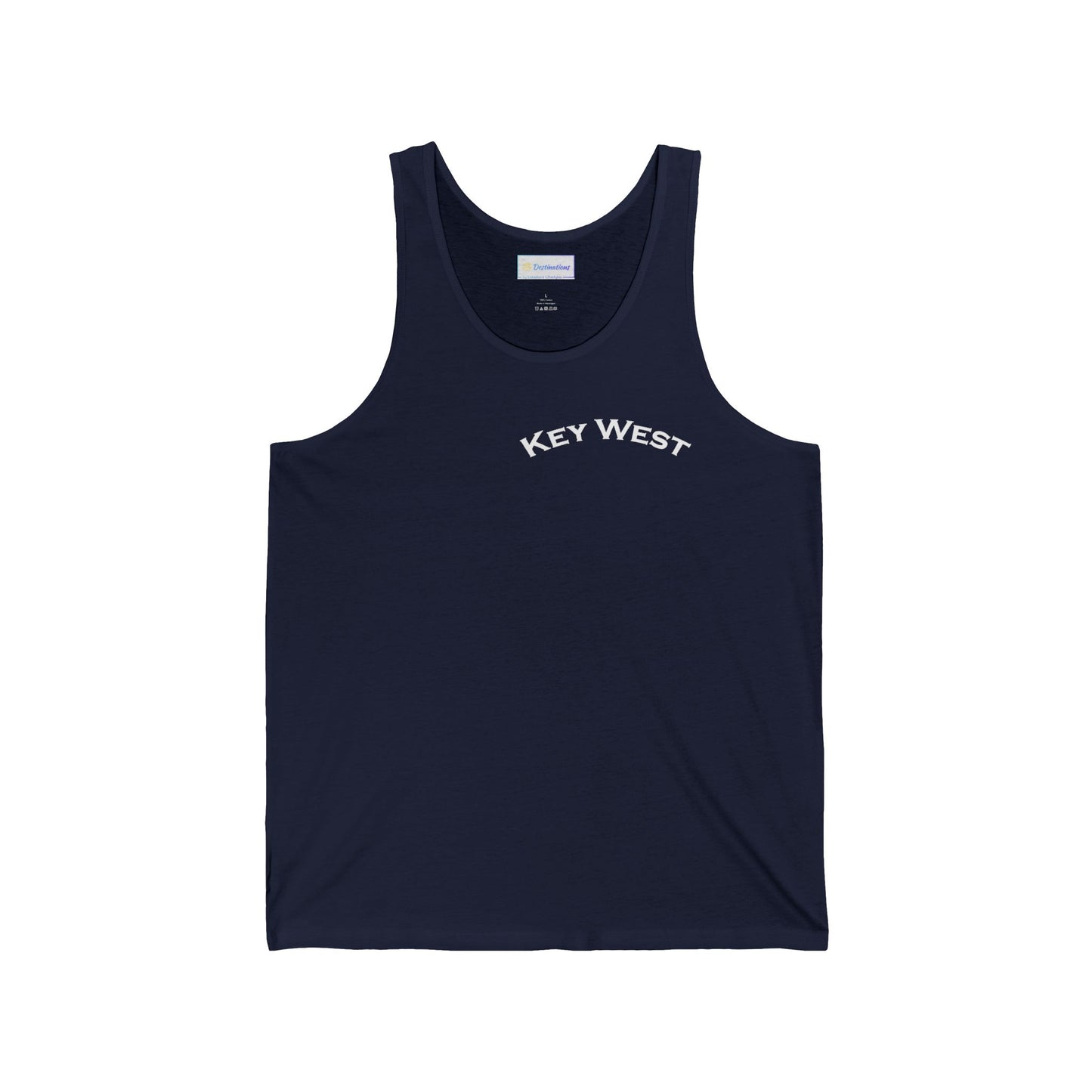 Vibrant Key West Unisex Jersey Tank