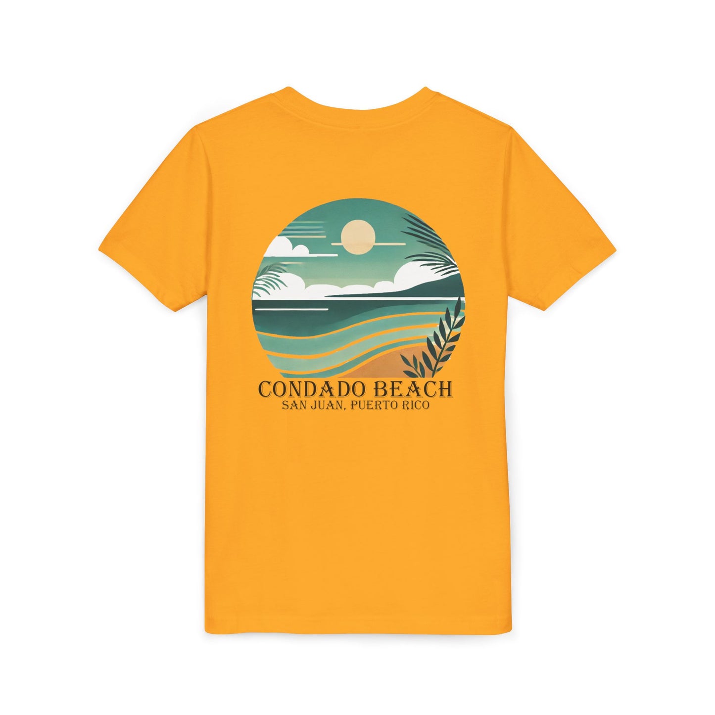 Coastal Vibes Condado Beach Unisex Youth Short Sleeve Tee