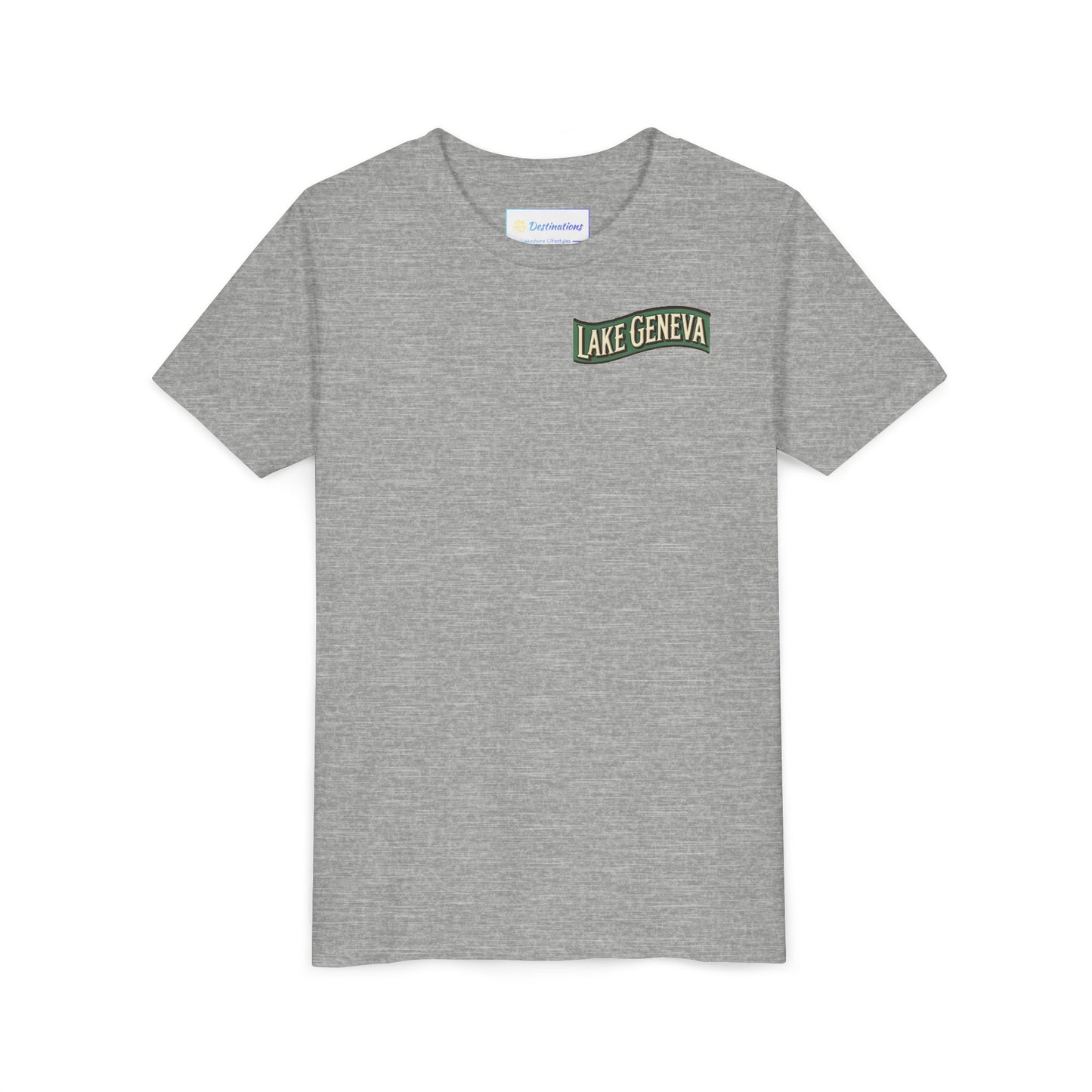 Retro Lake Geneva Unisex Youth Short Sleeve Tee