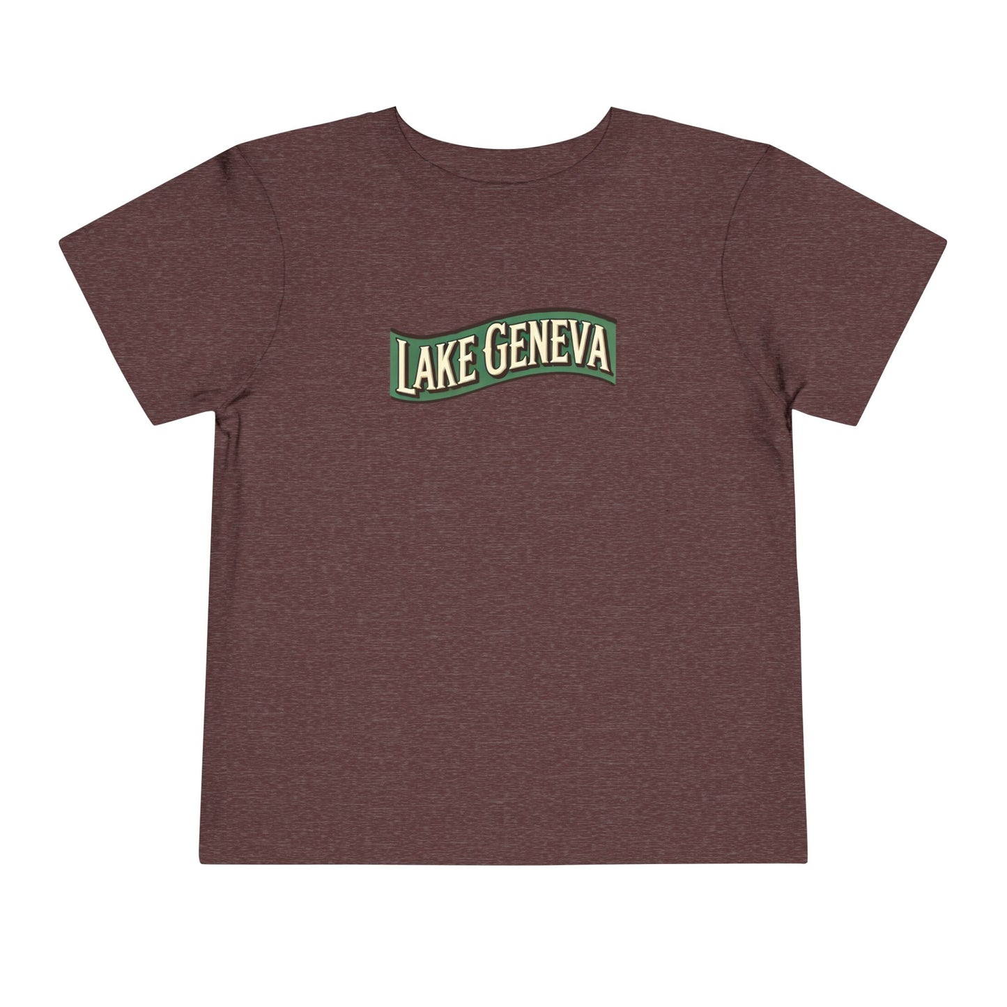 Retro Lake Geneva Unisex Toddler Short Sleeve Tee