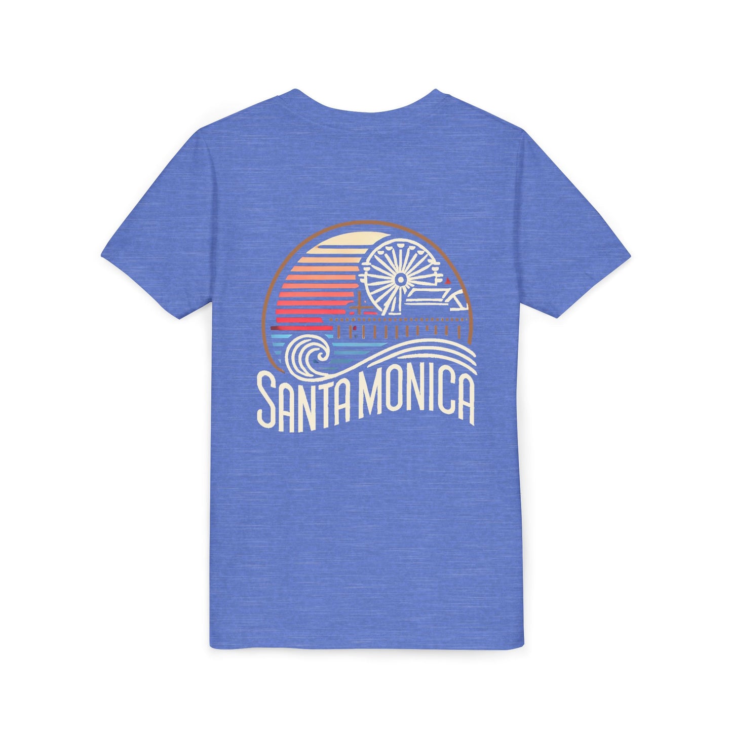 Vibrant Santa Monica Youth Short Sleeve Tee