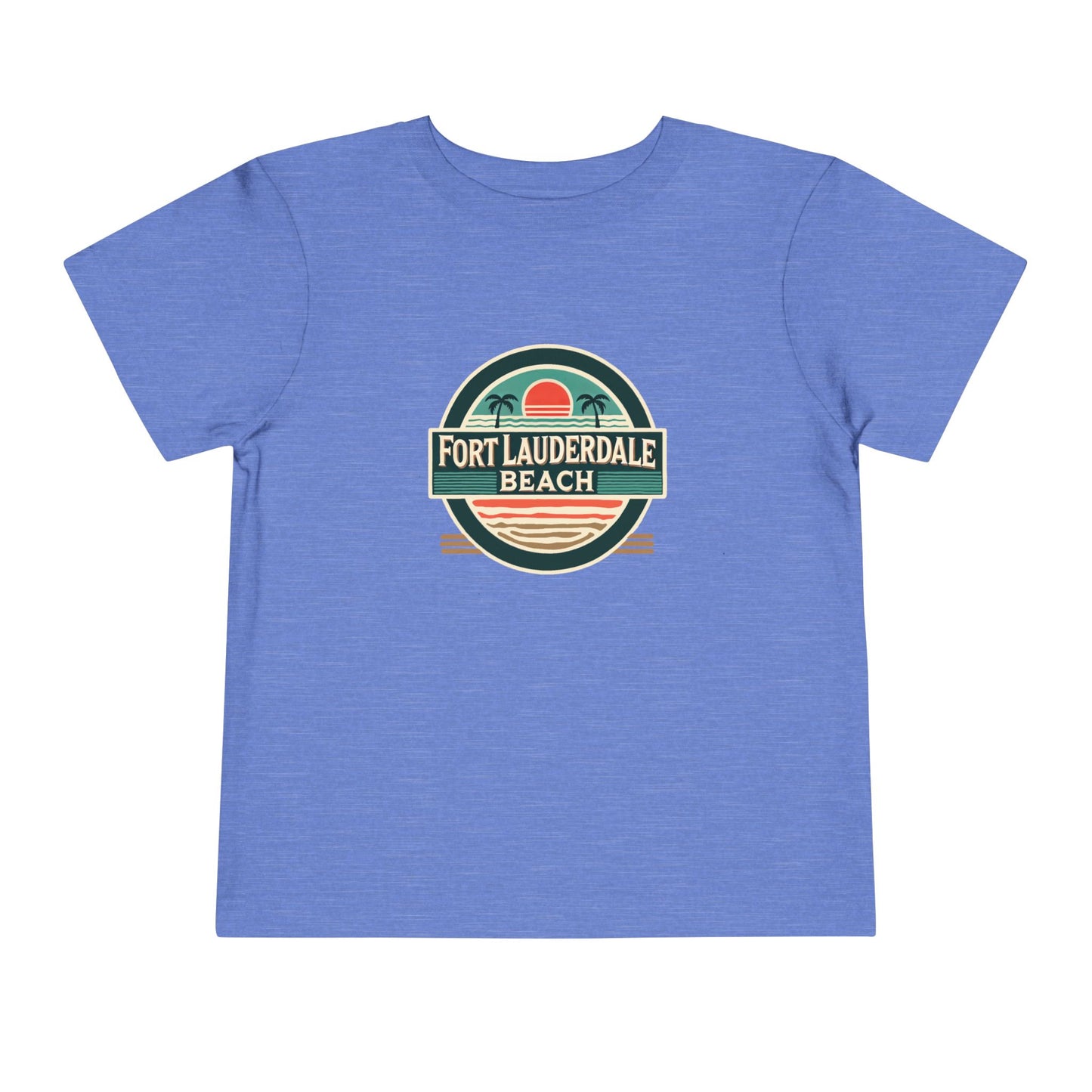 Vintage Fort Lauderdale Unisex Toddler Short Sleeve Tee