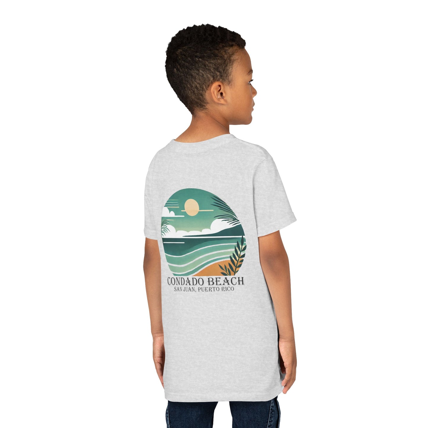 Coastal Vibes Condado Beach Unisex Youth Short Sleeve Tee