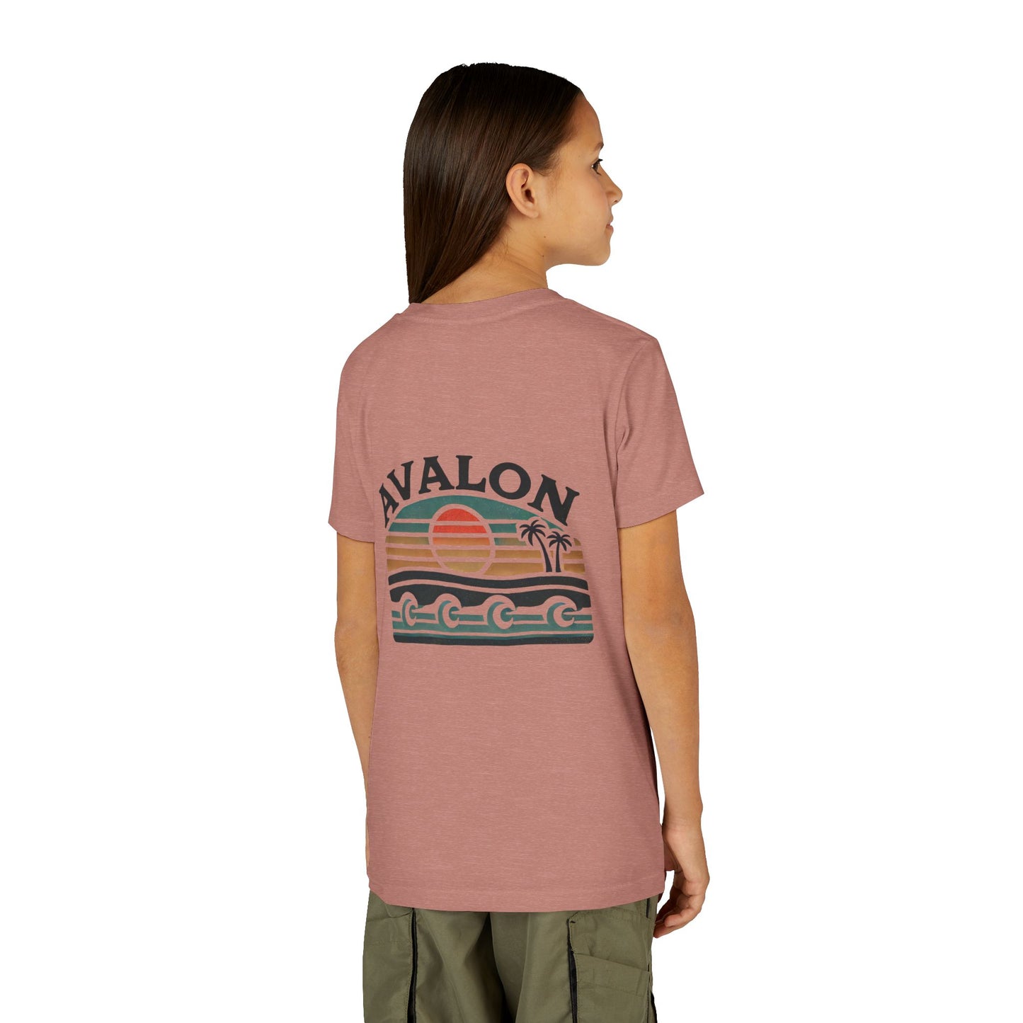 Retro Avalon Sunset Youth Short Sleeve Tee