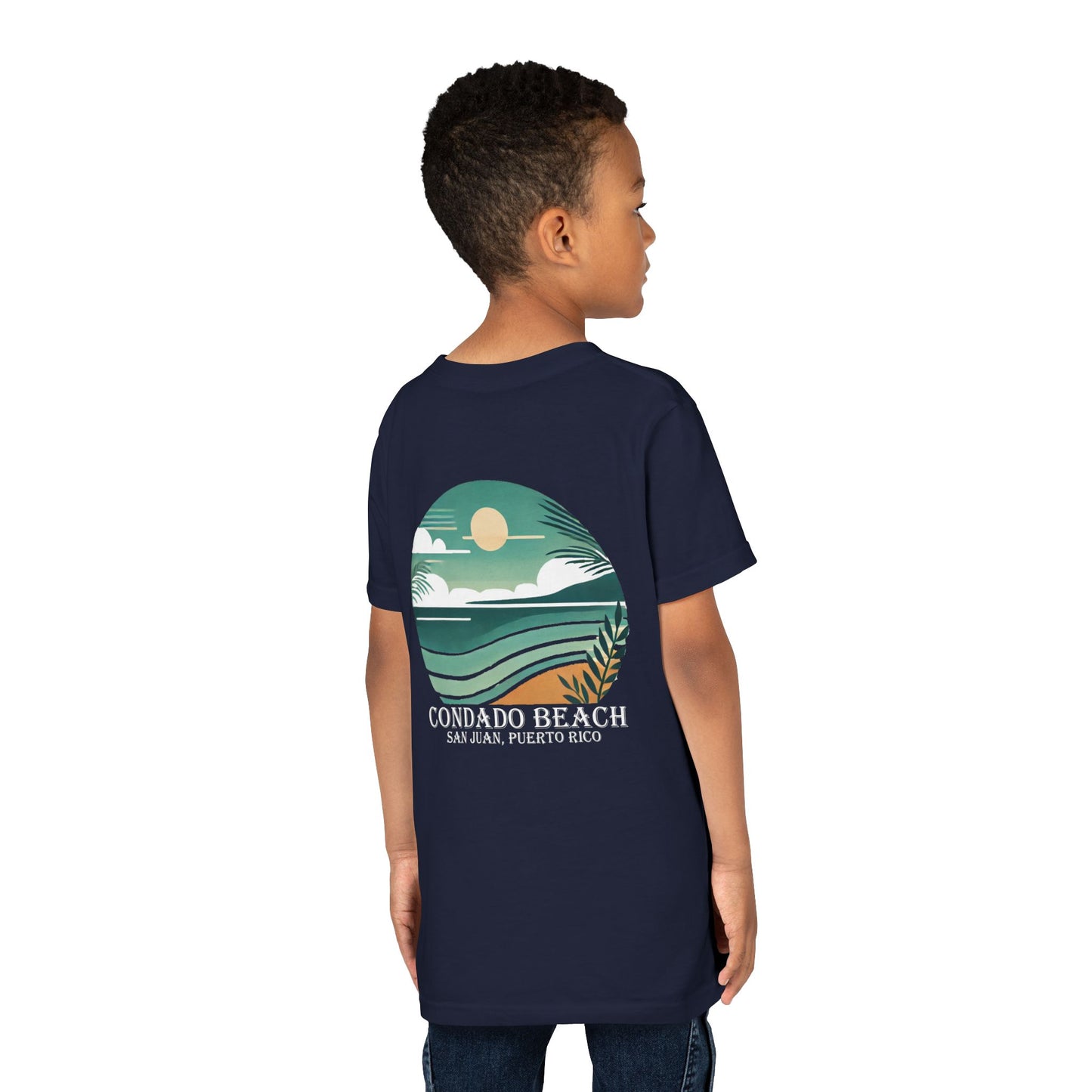 Coastal Vibes Condado Beach Unisex Youth Short Sleeve Tee