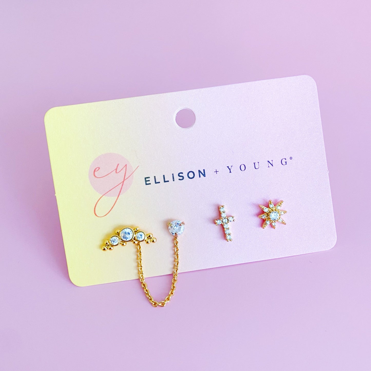 Be The Shine Linked Earrings (3pc)