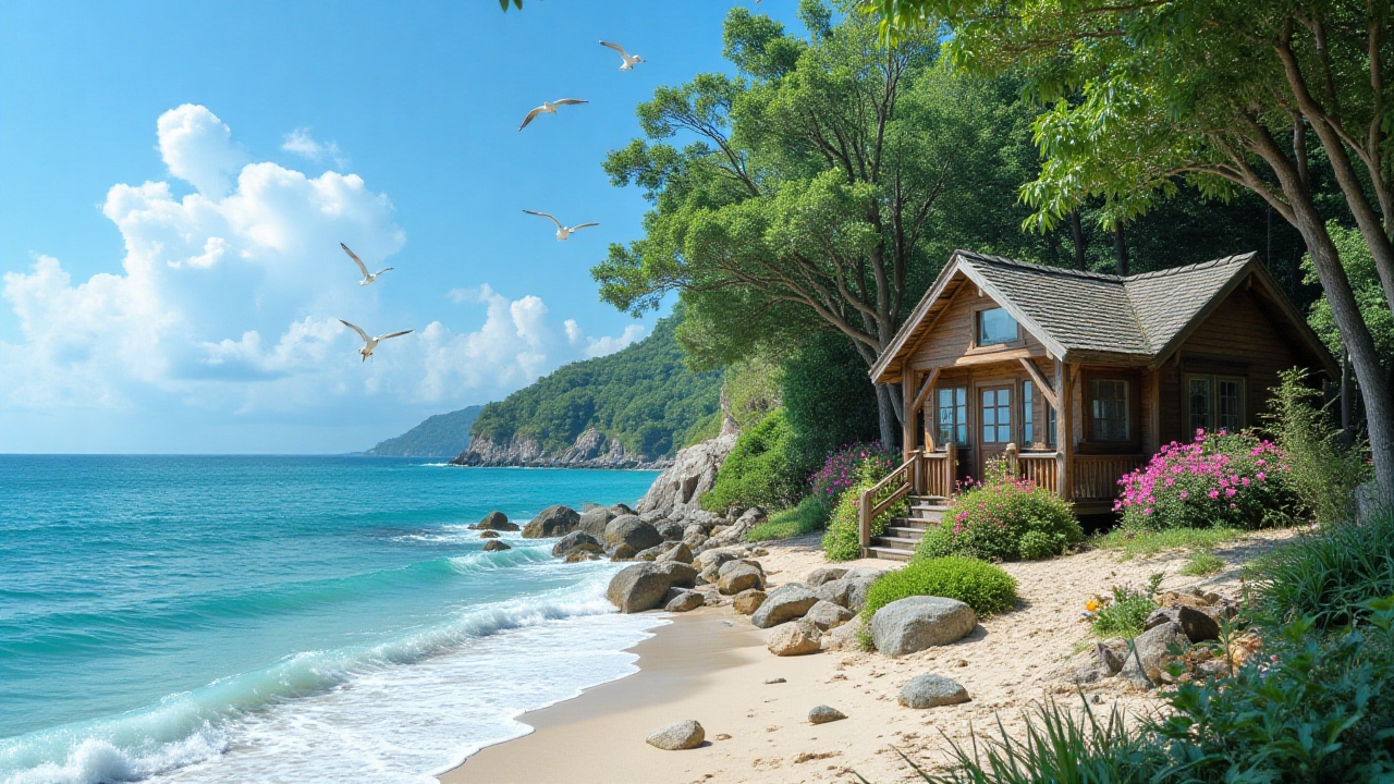 Summer Beach Cabin Gift Card